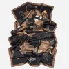 Laura - Silk Scarf Shawl - Black sold by Elizabetta