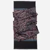 Venezia - Wool Backed Silk Scarf - Black, Blue & Red sold by Elizabetta