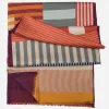 Positano - Wool Backed Silk Scarf - Raspberry sold by Elizabetta
