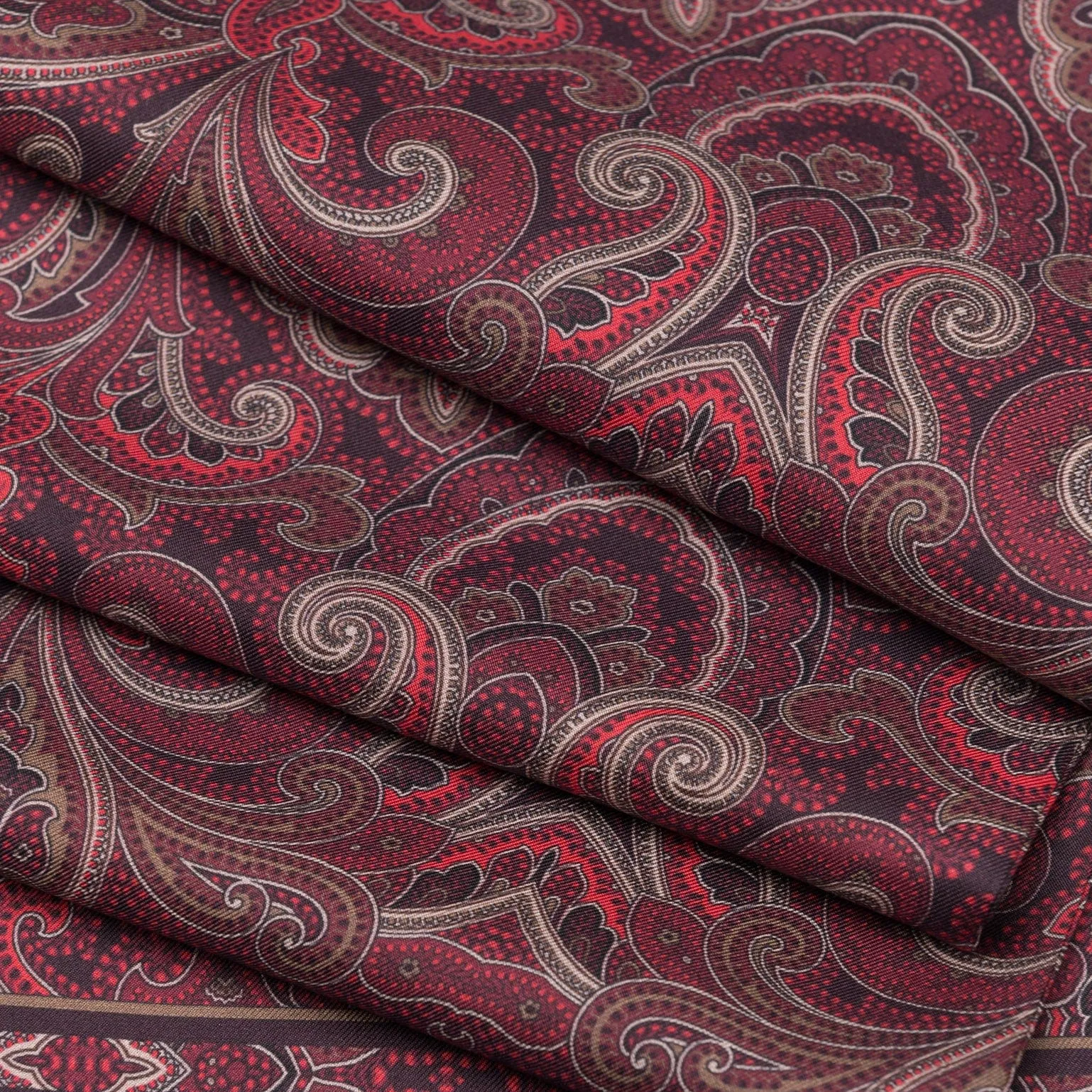 Ferrara - Silk Scarf - Bordeaux sold by Elizabetta product image thumbnail 3