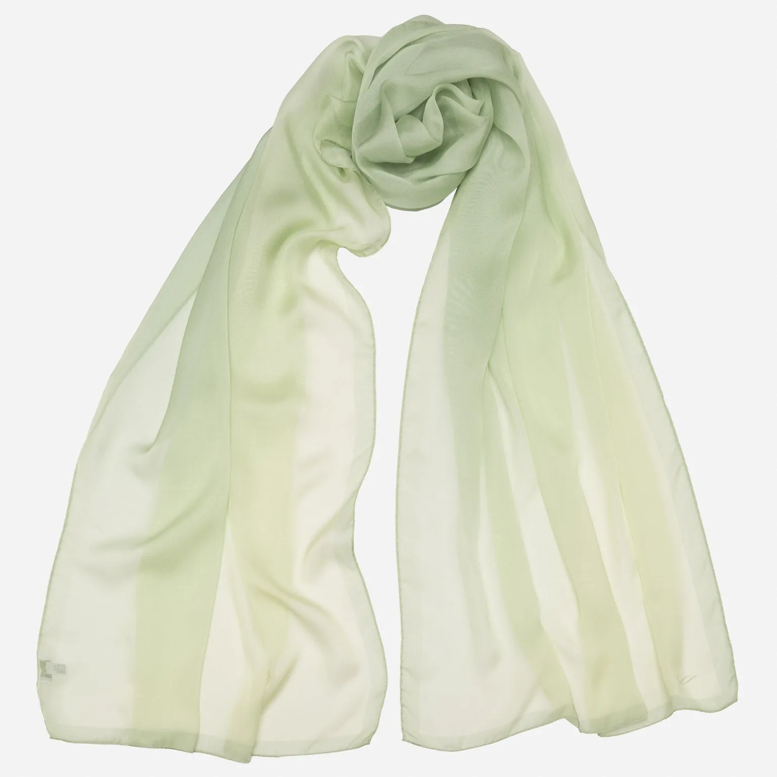 Sophia - Silk Scarf Shawl - Mint sold by Elizabetta