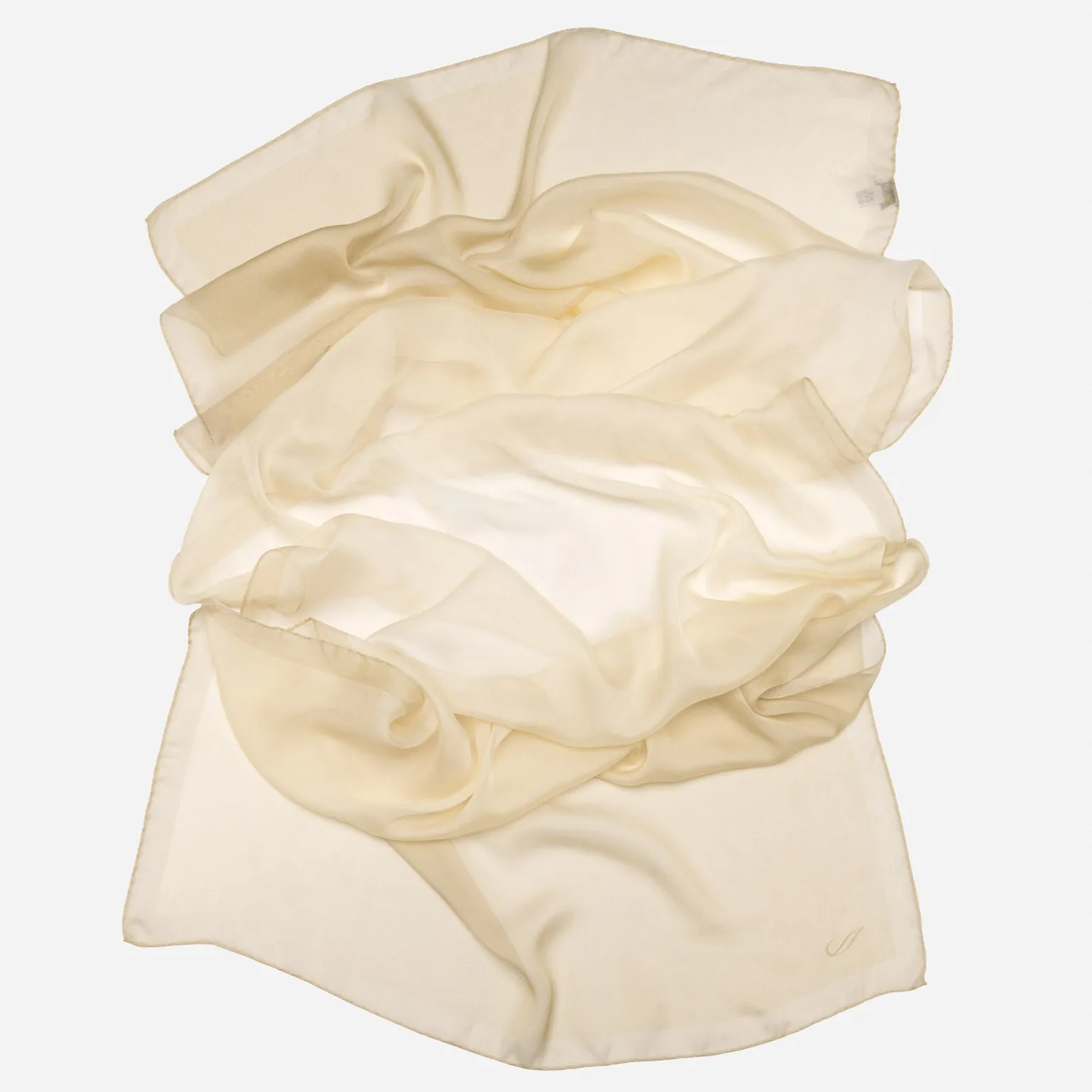 Sophia - Silk Scarf Shawl - Champagne Beige sold by Elizabetta product image thumbnail 2