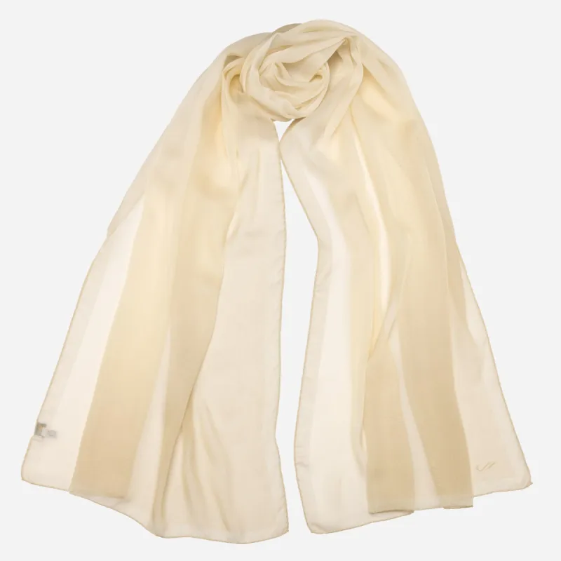 Sophia - Silk Scarf Shawl - Champagne Beige sold by Elizabetta