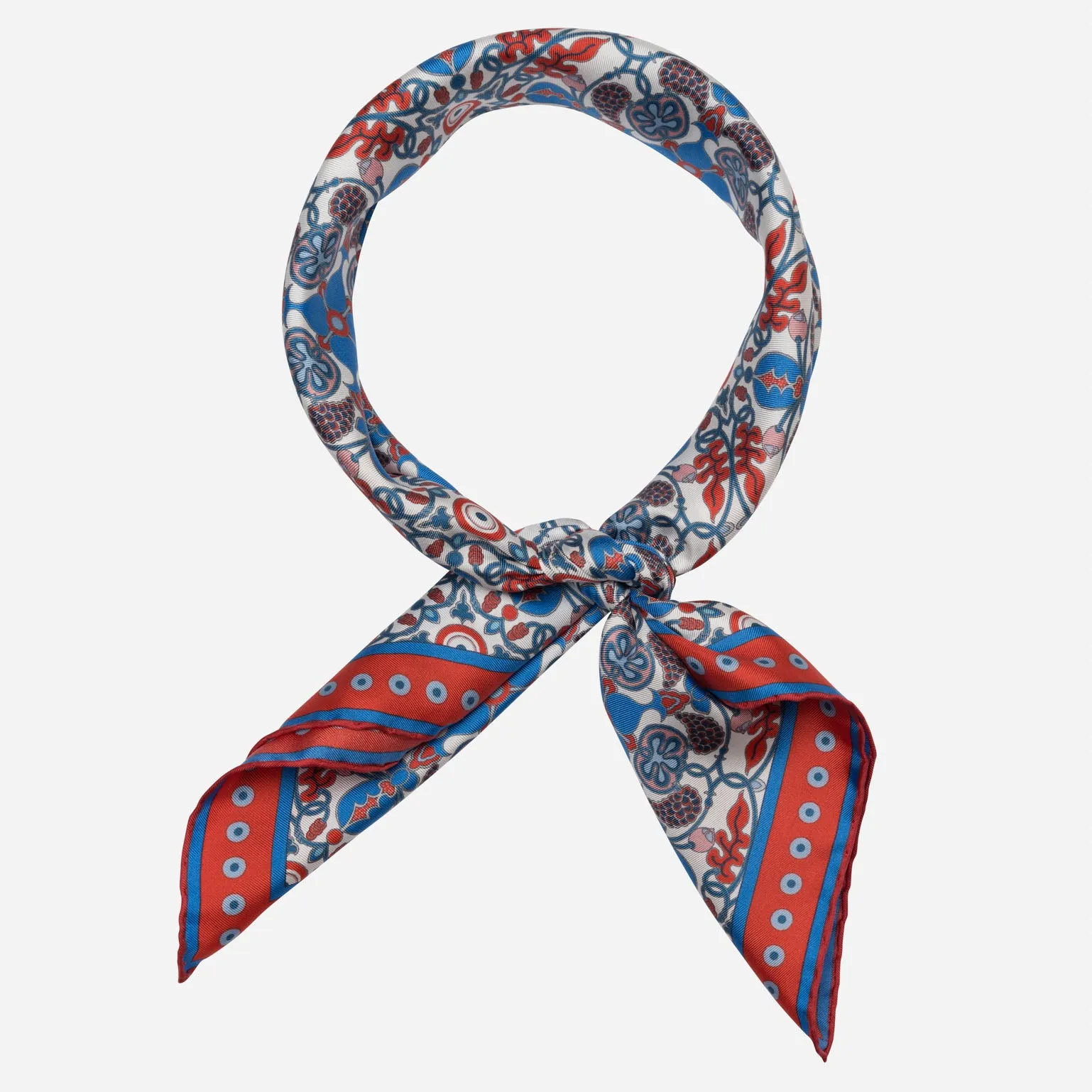 Barbaresco - Silk Neckerchief - Red sold by Elizabetta product image thumbnail 3