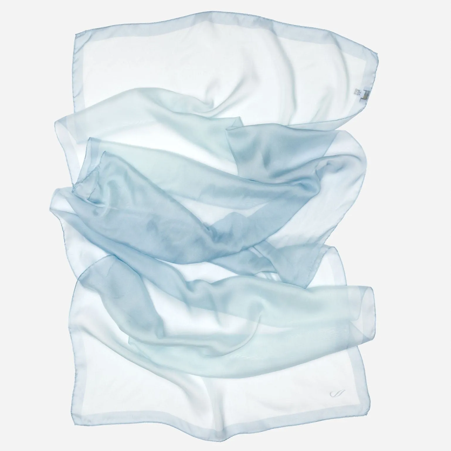 Sophia - Silk Scarf Shawl - Powder Blue sold by Elizabetta product image thumbnail 2