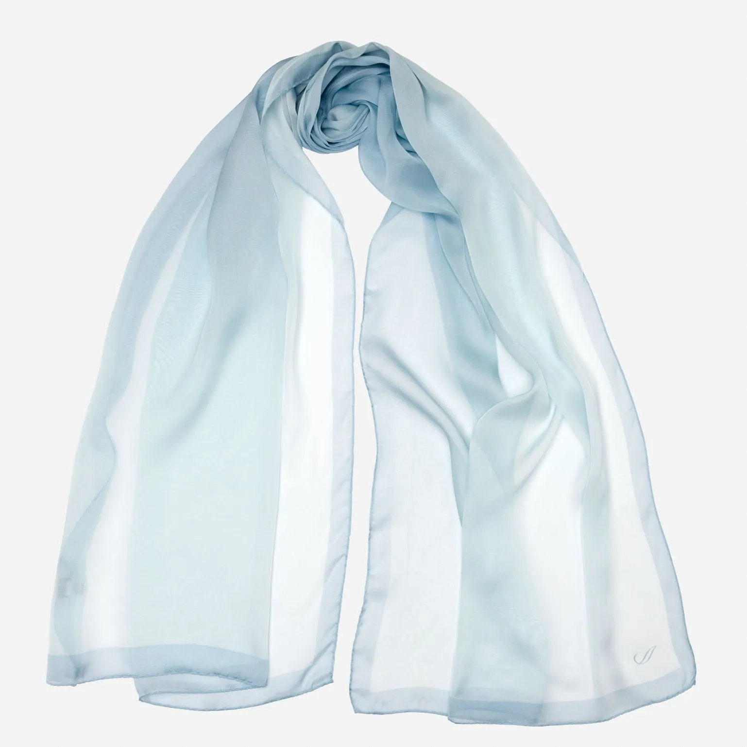 Sophia - Silk Scarf Shawl - Powder Blue sold by Elizabetta