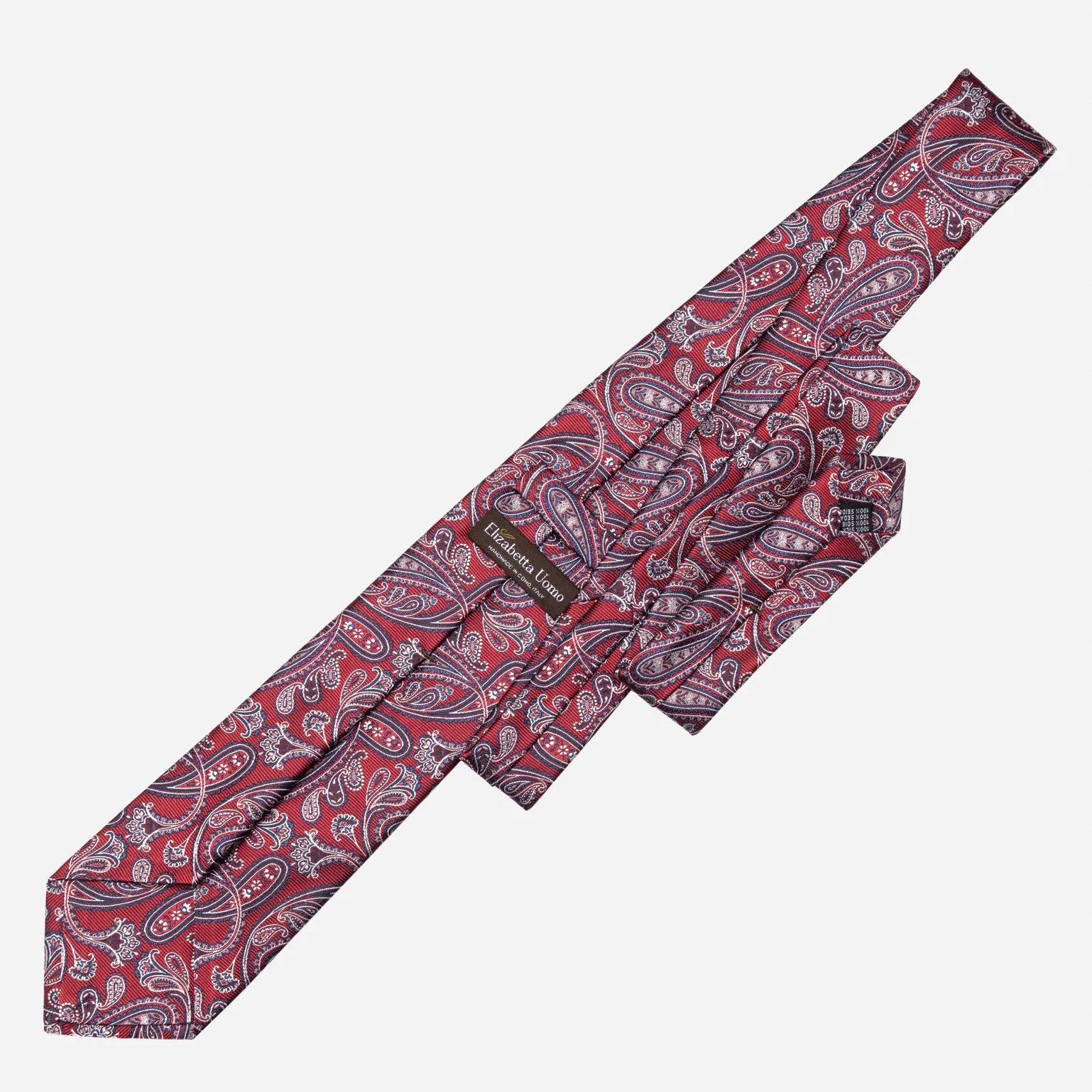 Palermo - Silk Jacquard Tie - Red sold by Elizabetta product image thumbnail 3