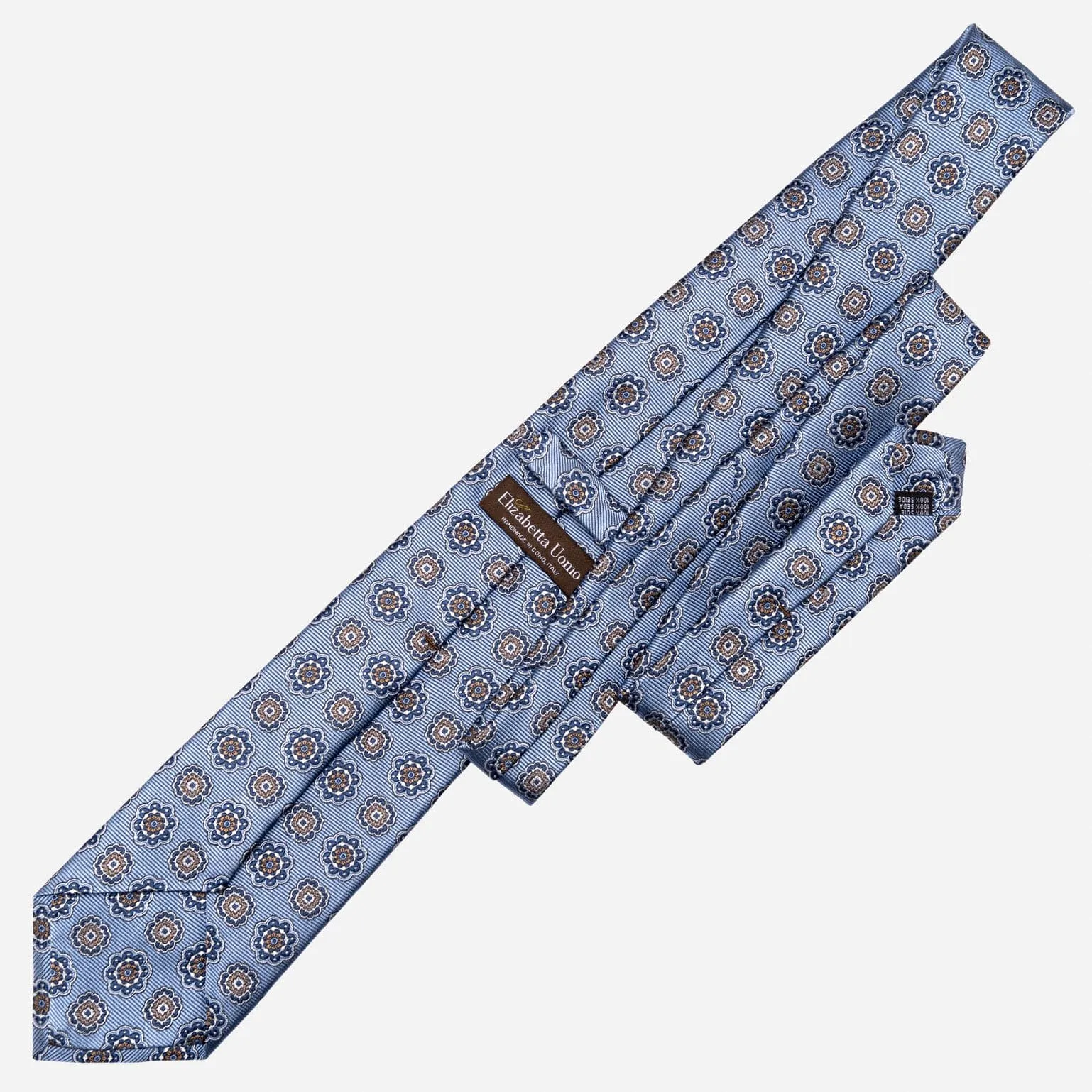 Tiberio - Silk Jacquard Tie - Sky Blue sold by Elizabetta product image thumbnail 3