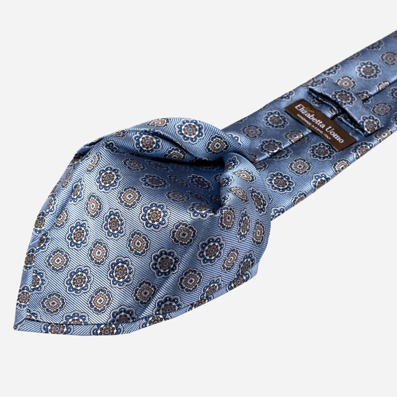 Tiberio - Silk Jacquard Tie - Sky Blue sold by Elizabetta product image thumbnail 5