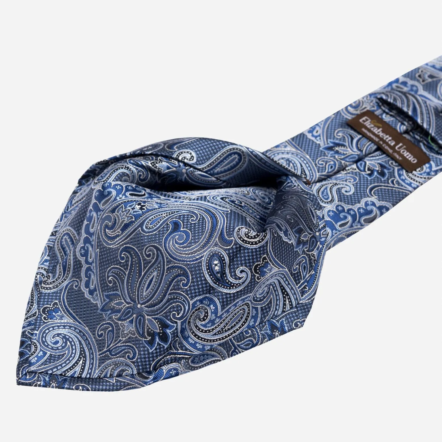 Pavia - Silk Jacquard Tie - Blue sold by Elizabetta product image thumbnail 4