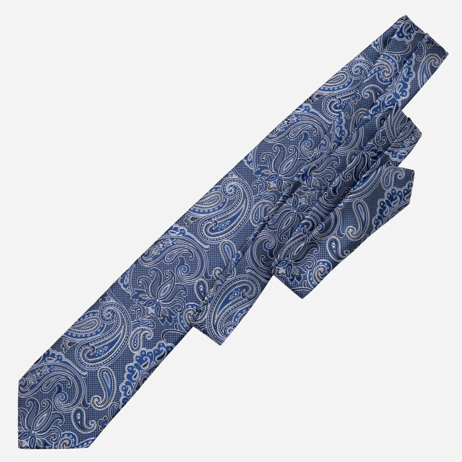 Pavia - Silk Jacquard Tie - Blue sold by Elizabetta product image thumbnail 5