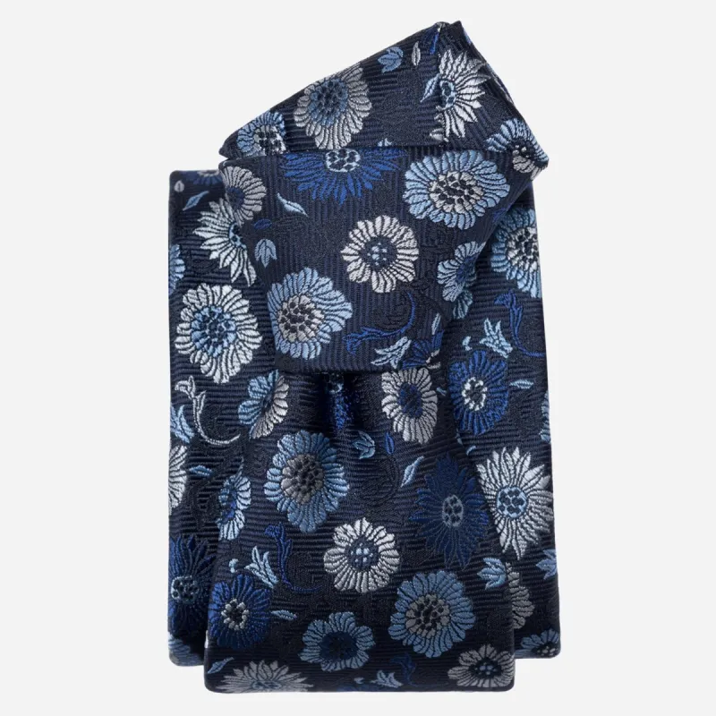 Pergola - Silk Jacquard Tie - Blue sold by Elizabetta