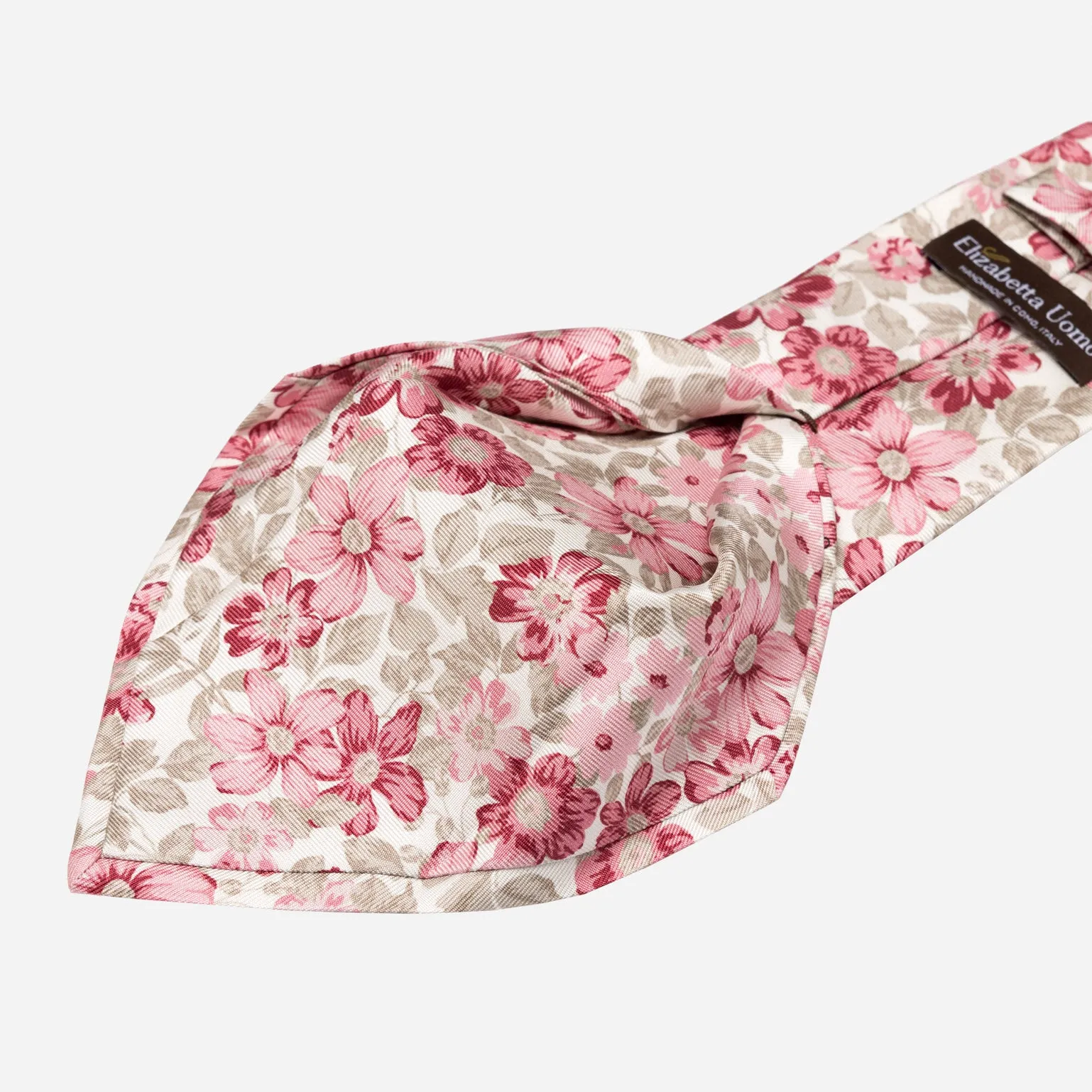 Altamura - Printed Silk Tie - Pink sold by Elizabetta product image thumbnail 4