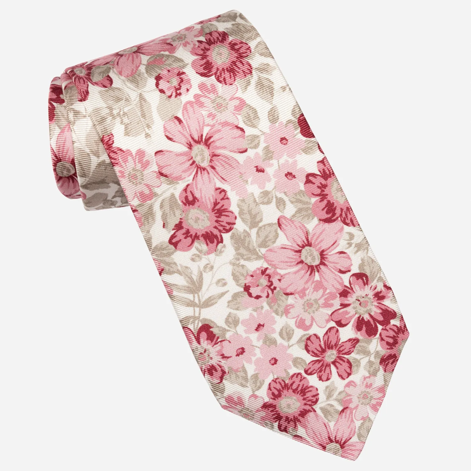 Altamura - Printed Silk Tie - Pink sold by Elizabetta product image thumbnail 2