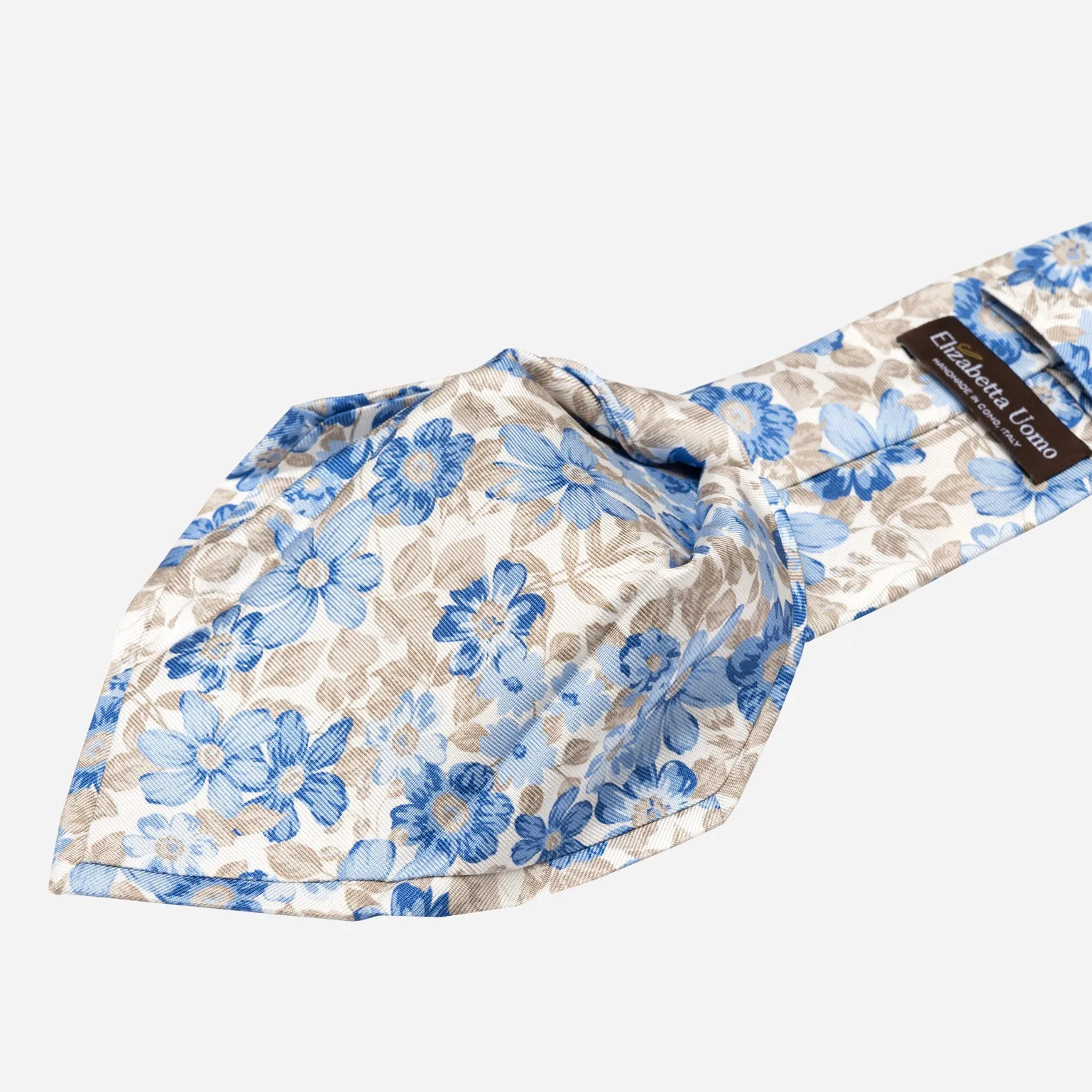 Altamura - Printed Silk Tie - Blue sold by Elizabetta product image thumbnail 4