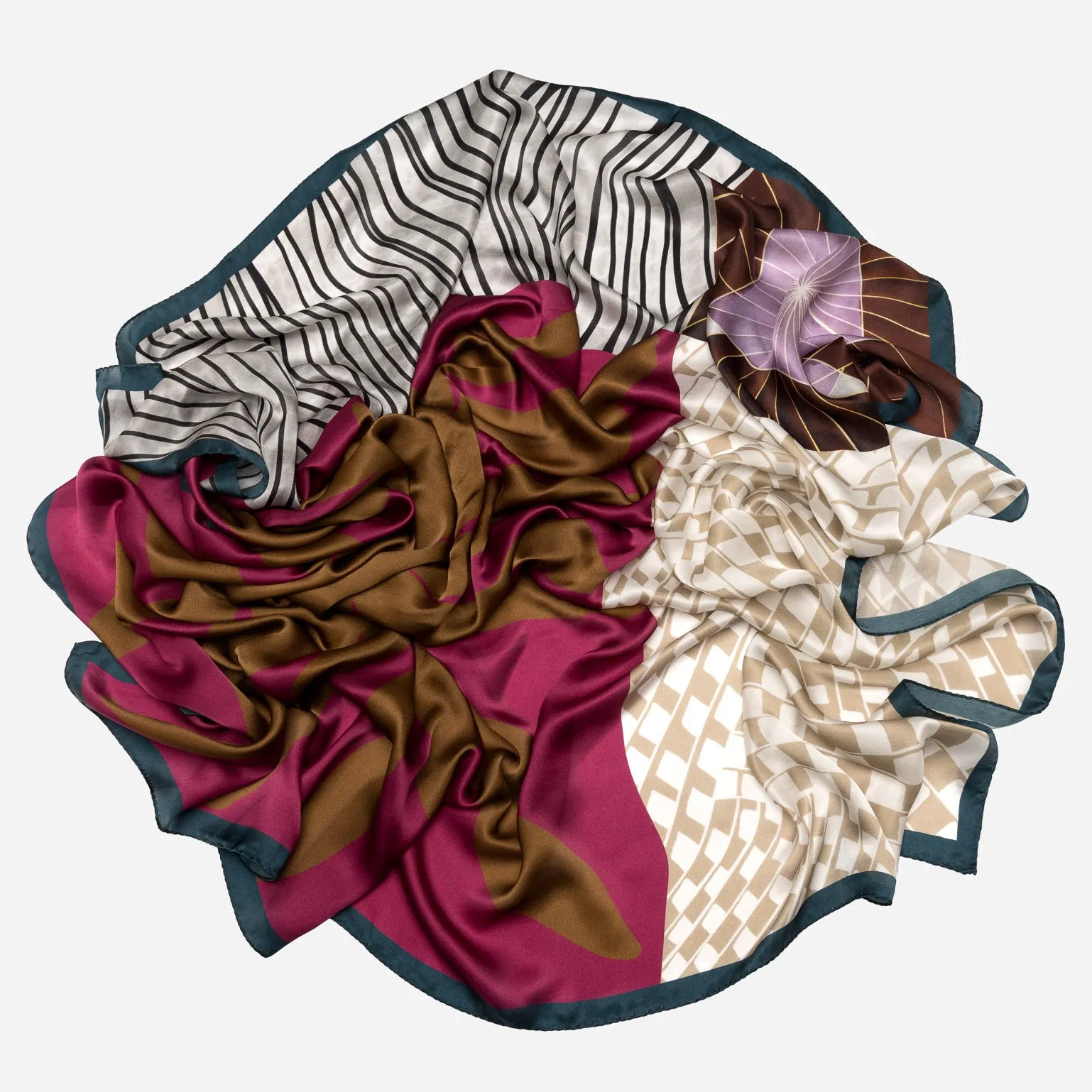 Virginia - Silk Scarf Shawl - Rouge Pink sold by Elizabetta product image thumbnail 4