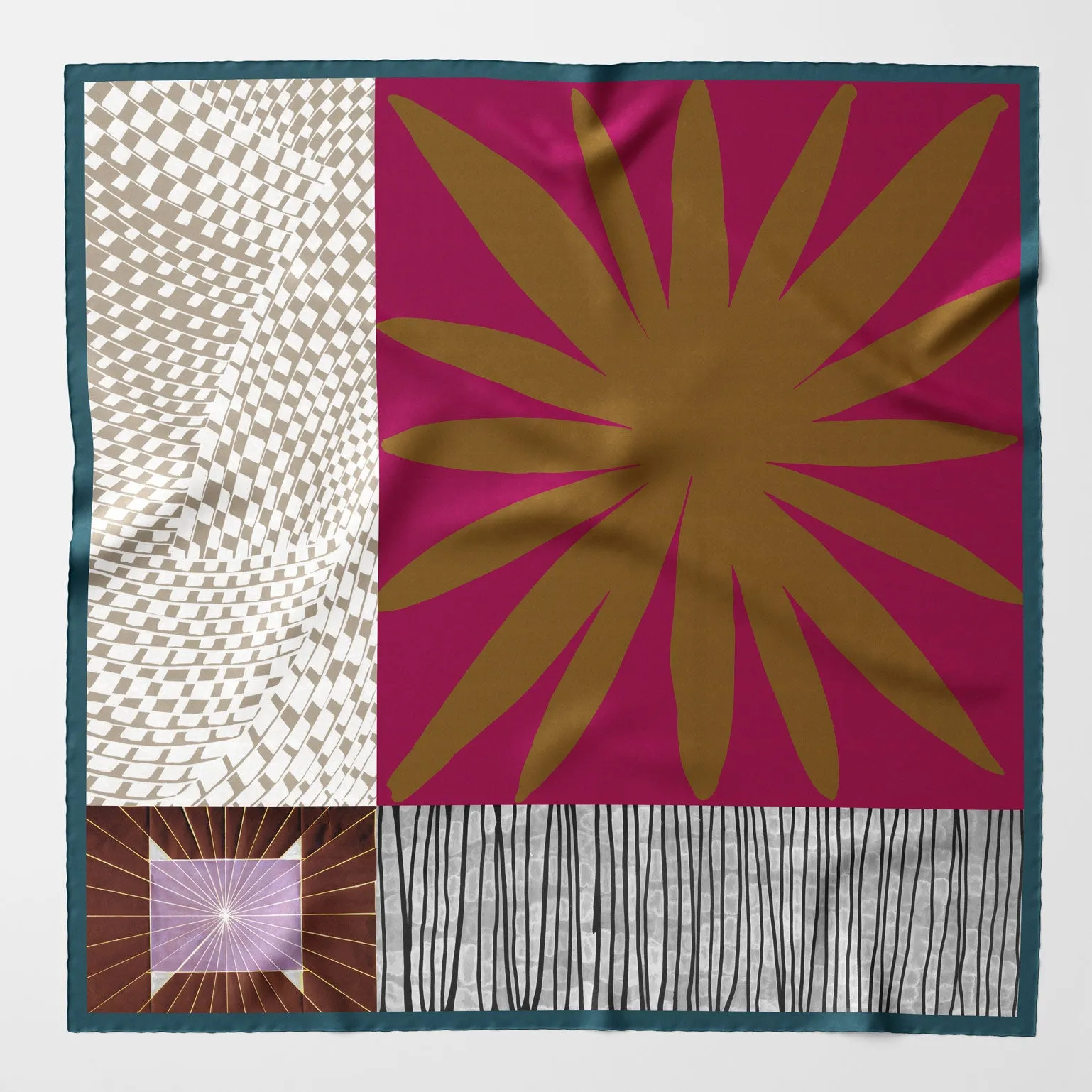 Virginia - Silk Scarf Shawl - Rouge Pink sold by Elizabetta product image thumbnail 2