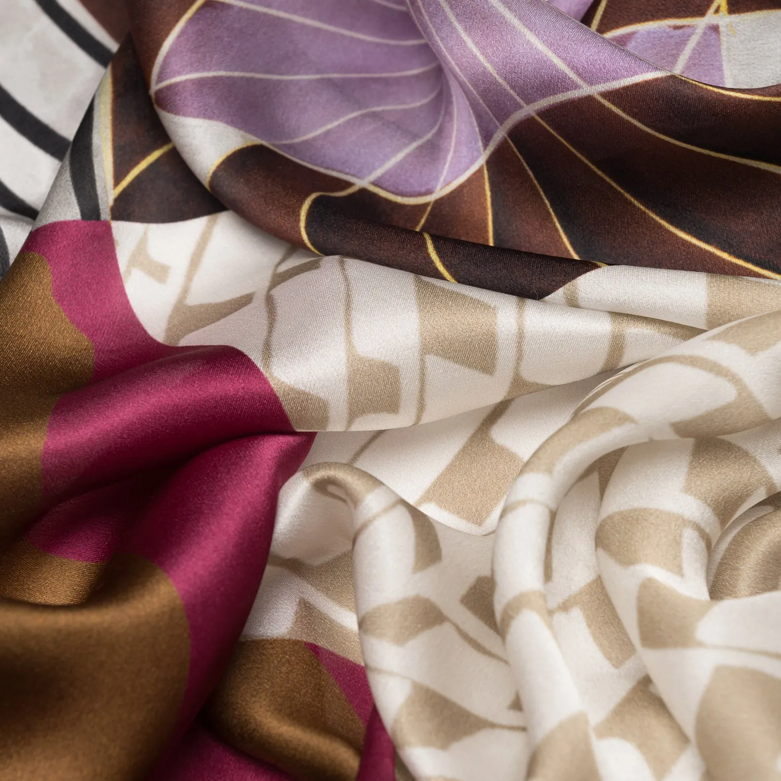 Virginia - Silk Scarf Shawl - Rouge Pink sold by Elizabetta product image thumbnail 3