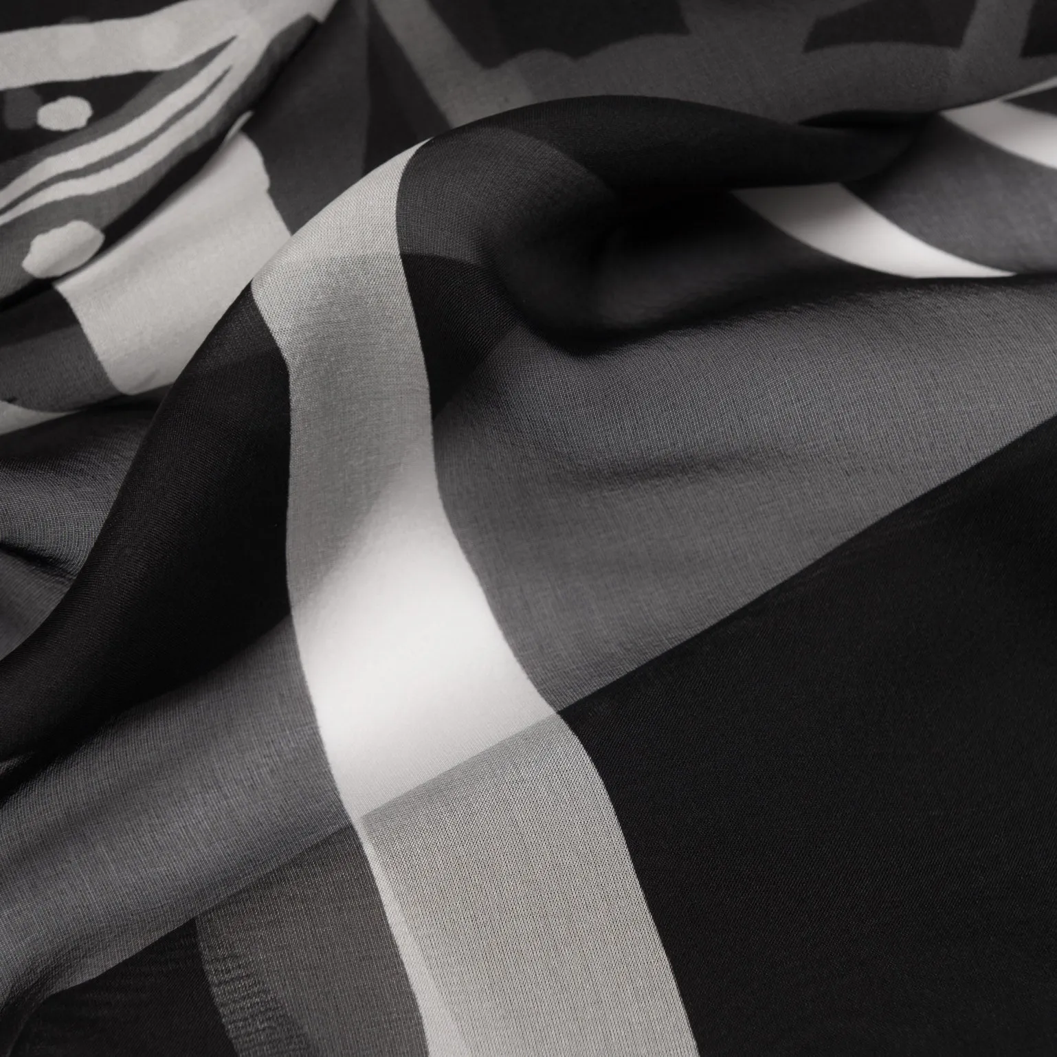 Nina - Silk Scarf Shawl - Black sold by Elizabetta product image thumbnail 4