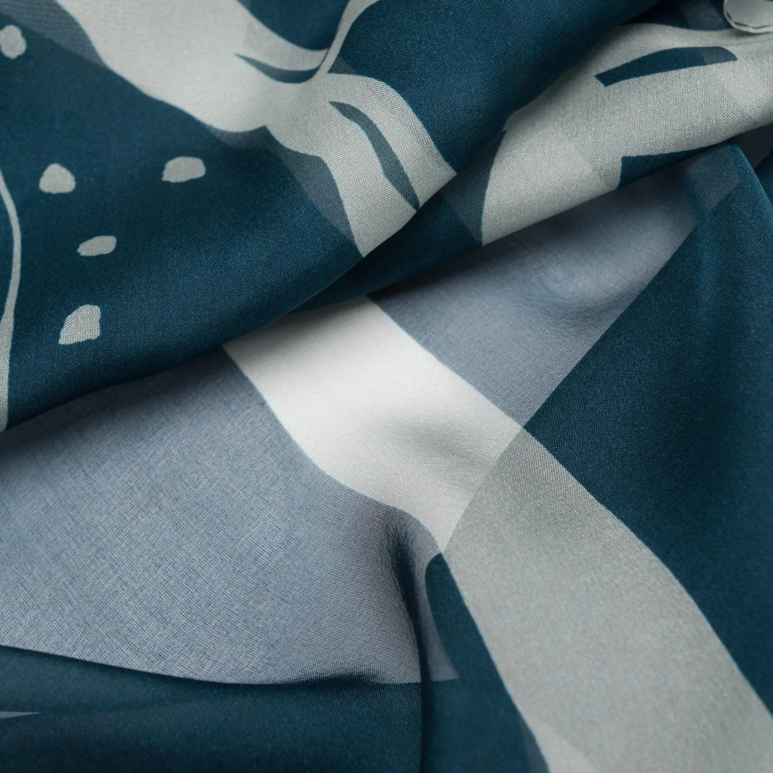 Nina - Silk Scarf Shawl - Deep Teal sold by Elizabetta product image thumbnail 4