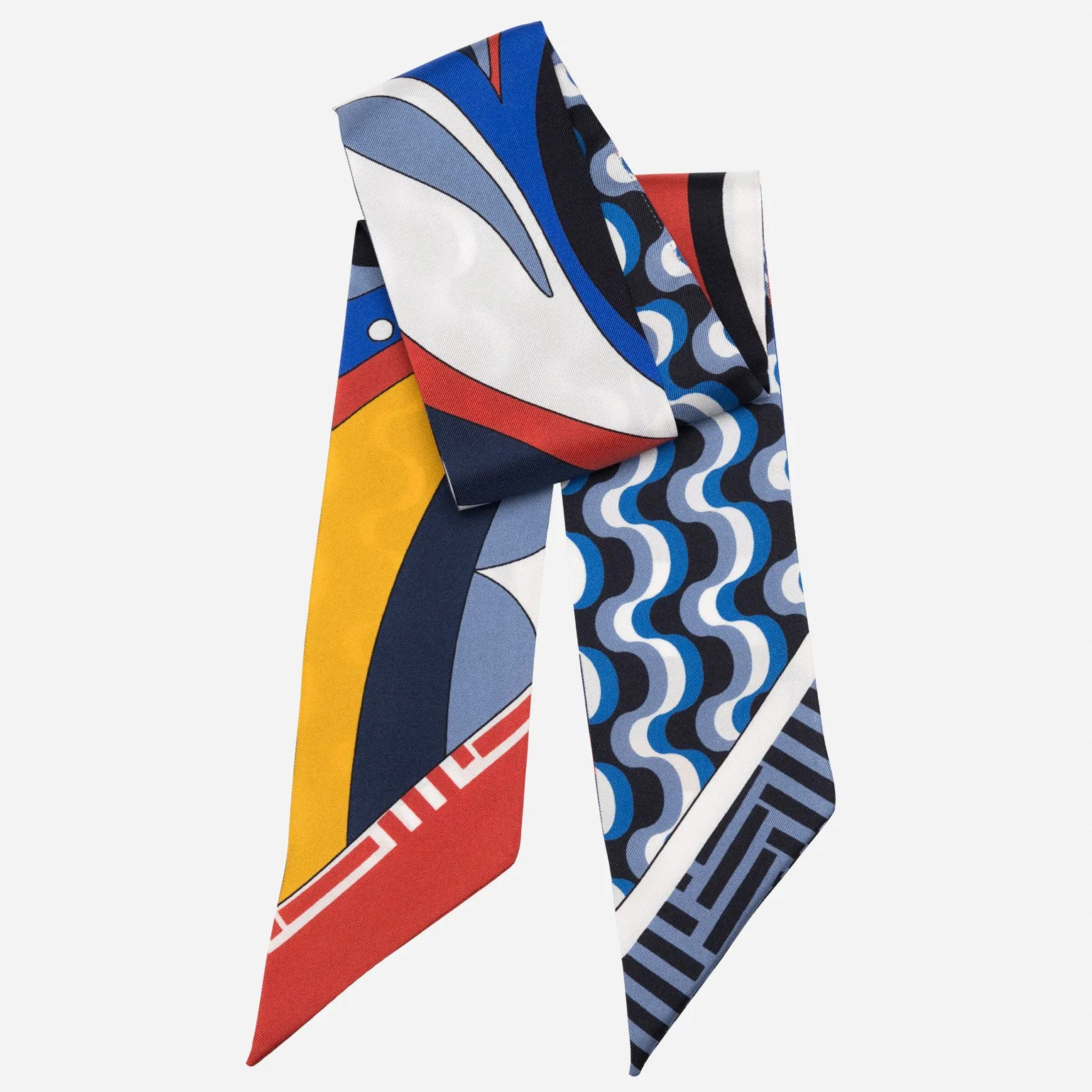 Jessica - Silk Twilly - Blue sold by Elizabetta product image thumbnail 2