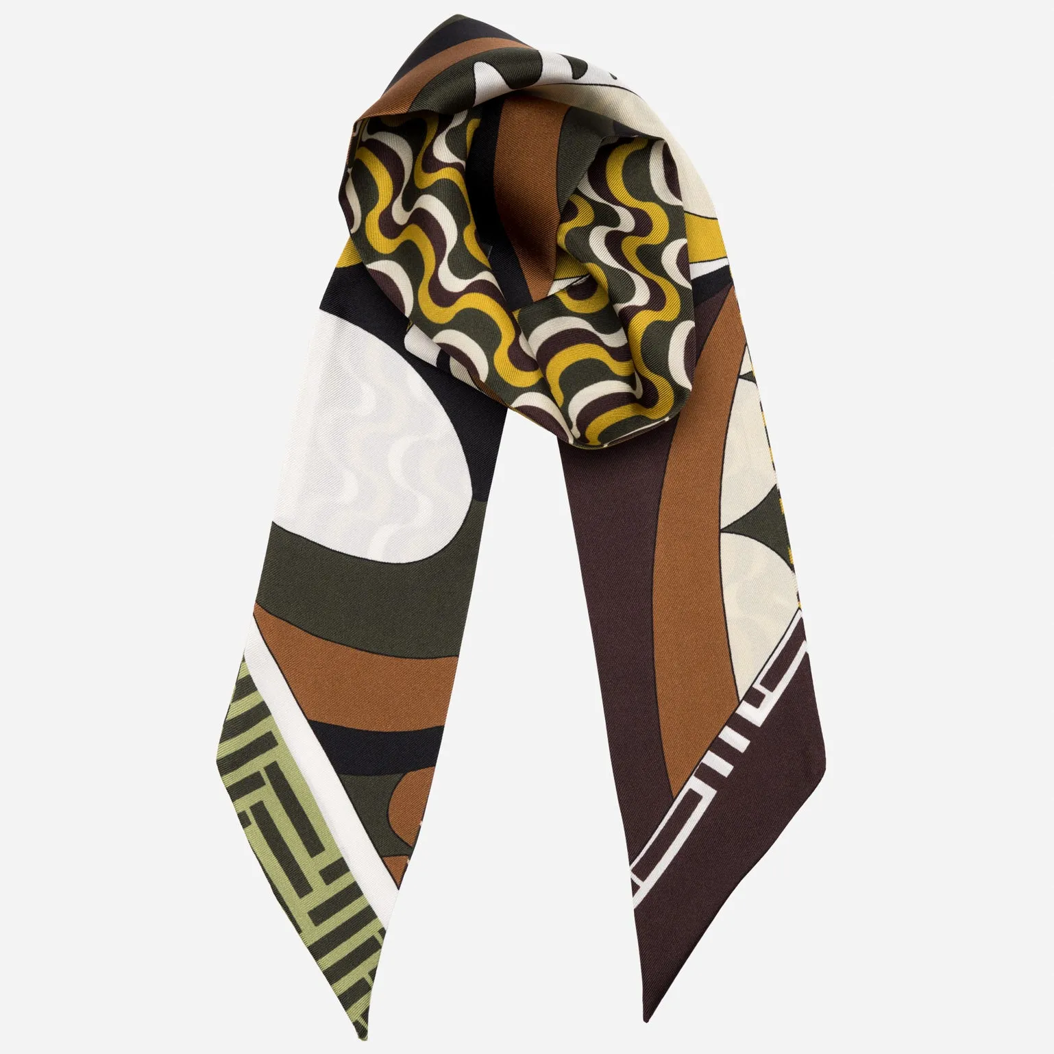 Jessica - Silk Twilly - Green sold by Elizabetta