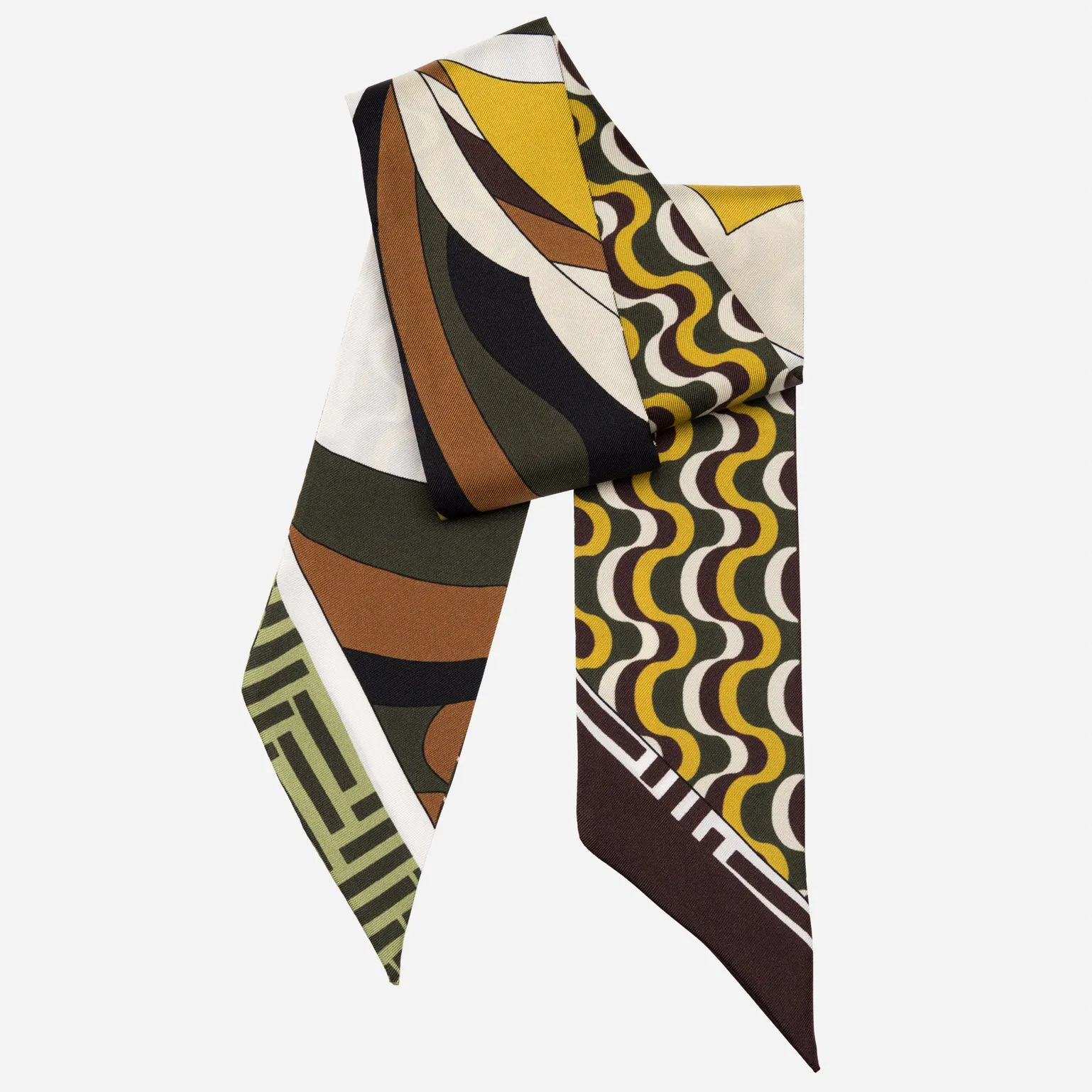 Jessica - Silk Twilly - Green sold by Elizabetta product image thumbnail 2