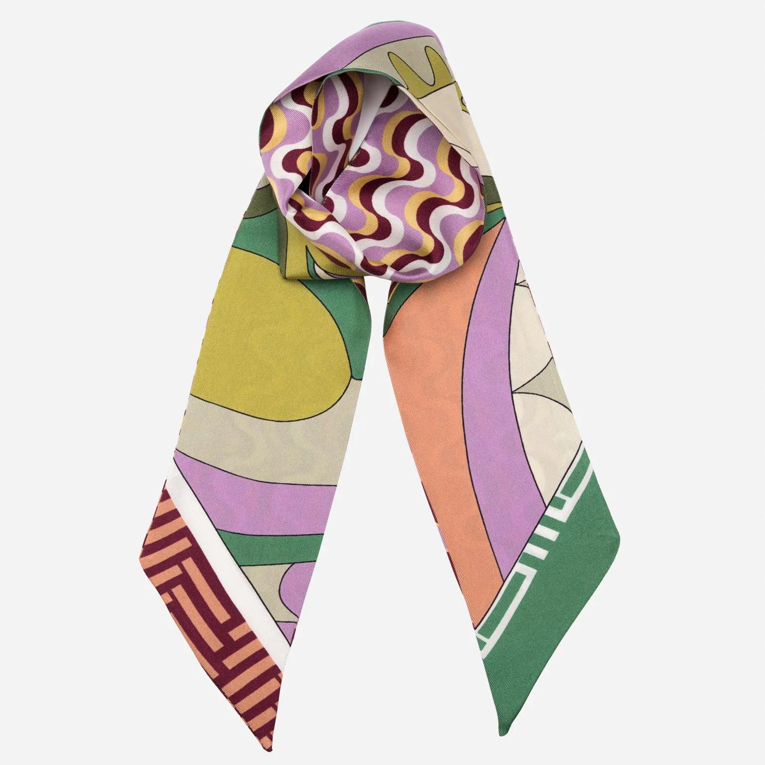 Jessica - Silk Twilly - Pink sold by Elizabetta