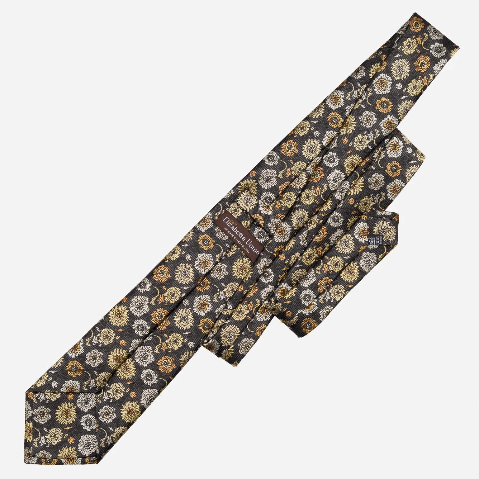 Pergola - Silk Jacquard Tie - Yellow sold by Elizabetta product image thumbnail 3