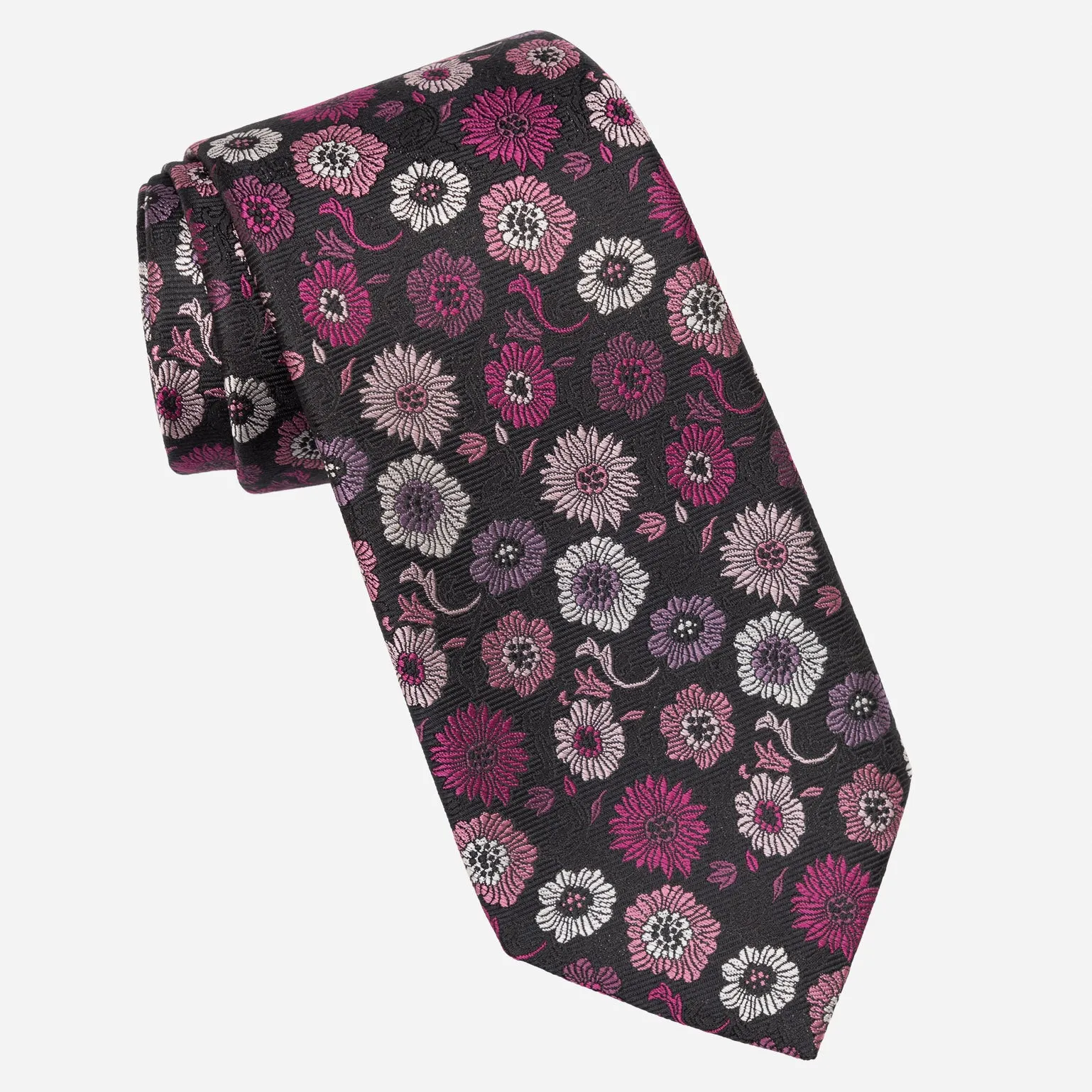 Pergola - Silk Jacquard Tie - Magenta sold by Elizabetta product image thumbnail 2