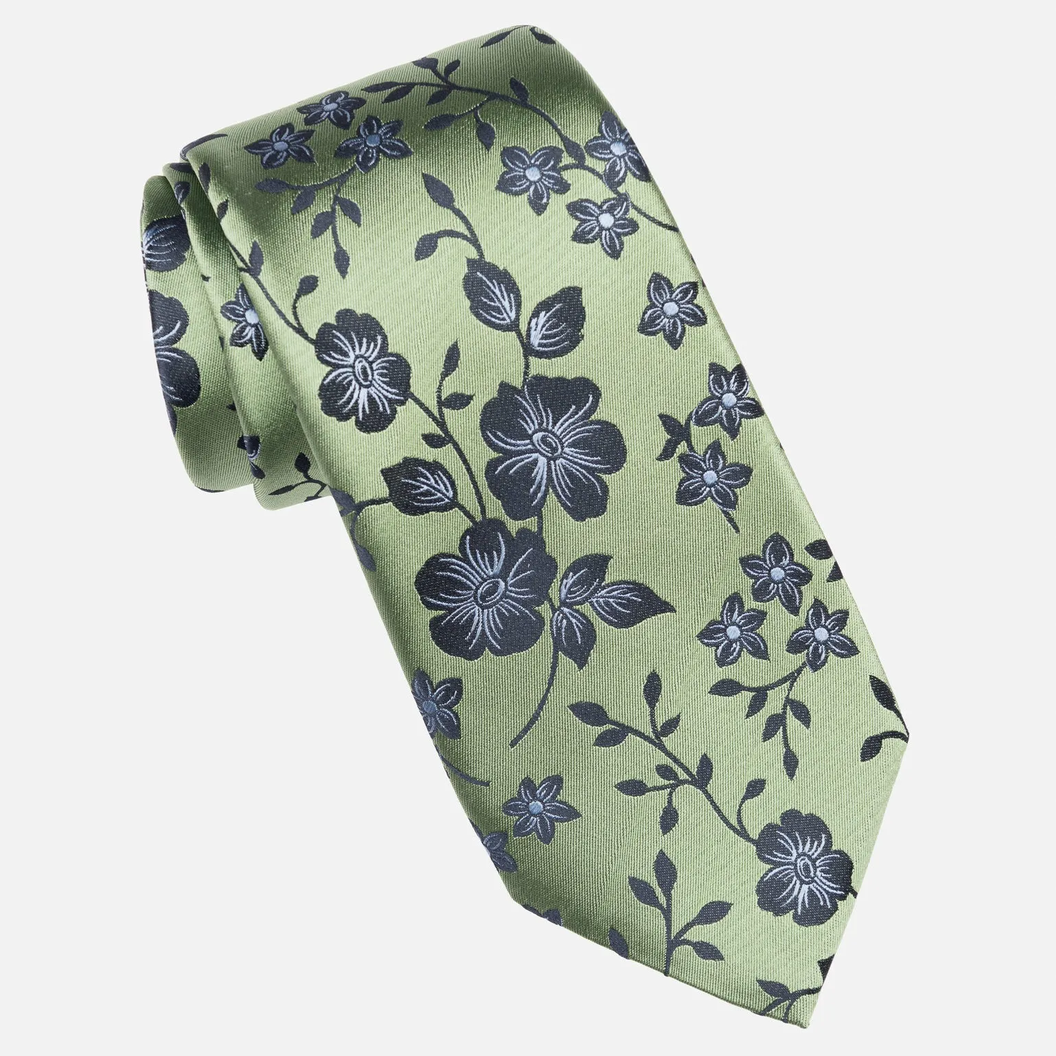 Silvio - Silk Jacquard Tie - Green sold by Elizabetta product image thumbnail 2