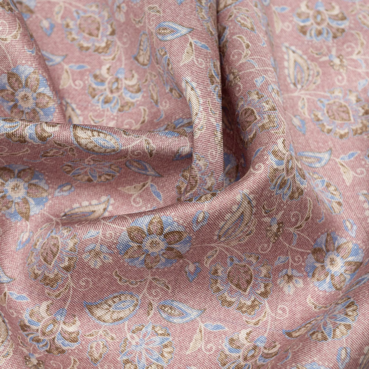 Enzo - Double Sided Silk Pocket Square - Pink sold by Elizabetta product image thumbnail 3