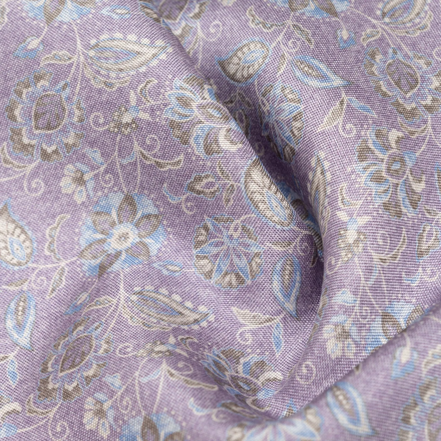 Enzo - Double Sided Silk Pocket Square - Lavender sold by Elizabetta product image thumbnail 3