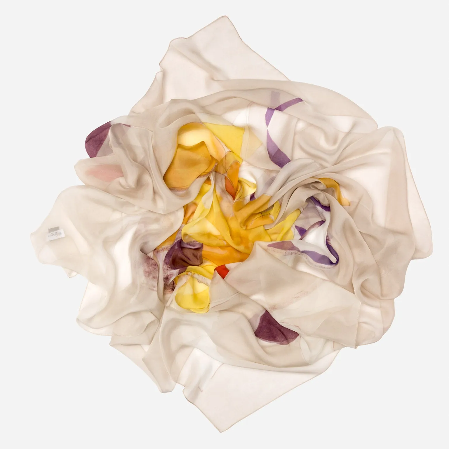 Sonia - Silk Scarf Shawl - Beige sold by Elizabetta product image thumbnail 4