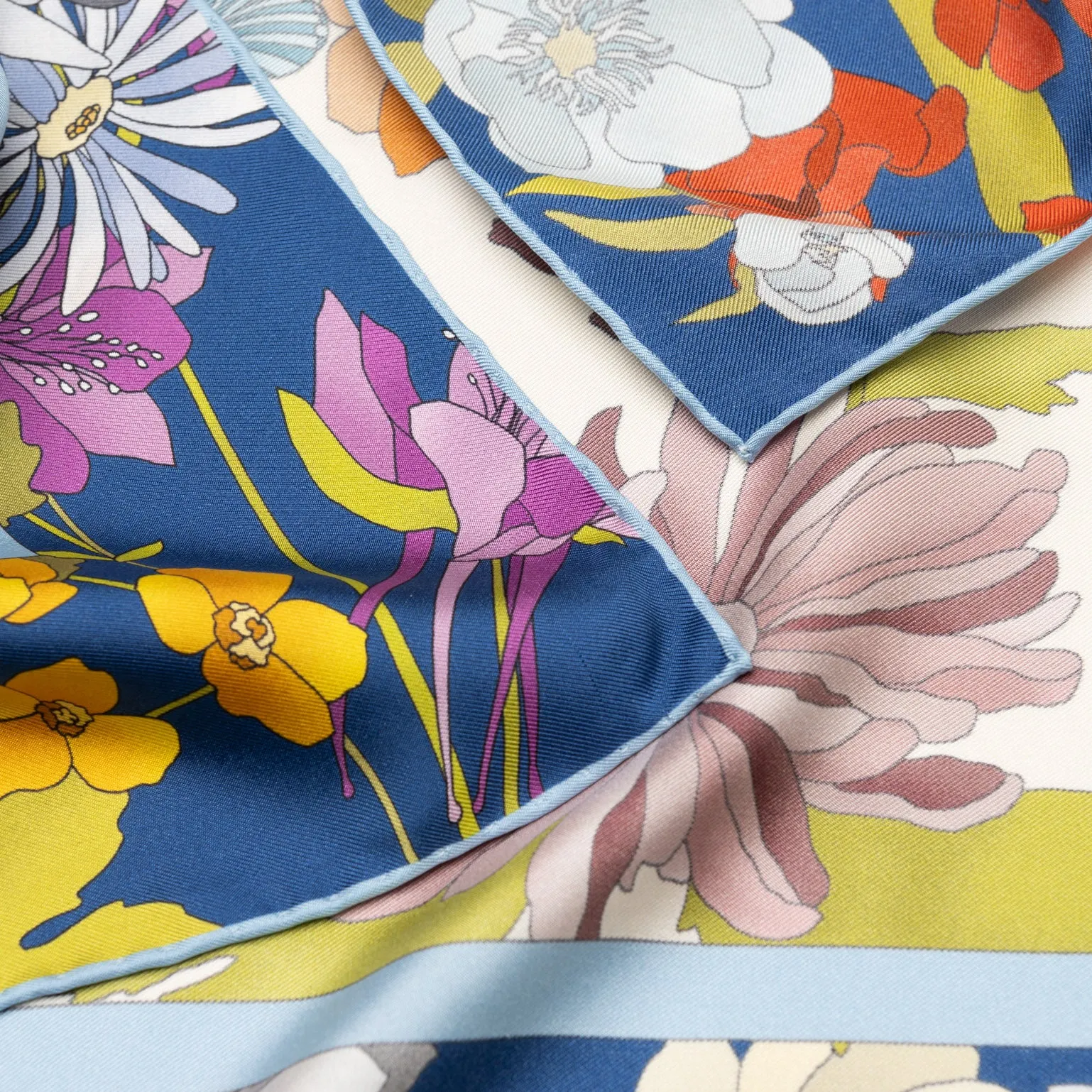 Carlotta - Silk Foulard - Blue sold by Elizabetta product image thumbnail 2