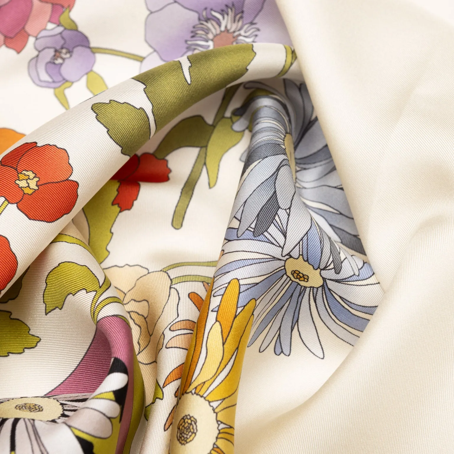 Carlotta - Silk Foulard - Blue sold by Elizabetta product image thumbnail 4