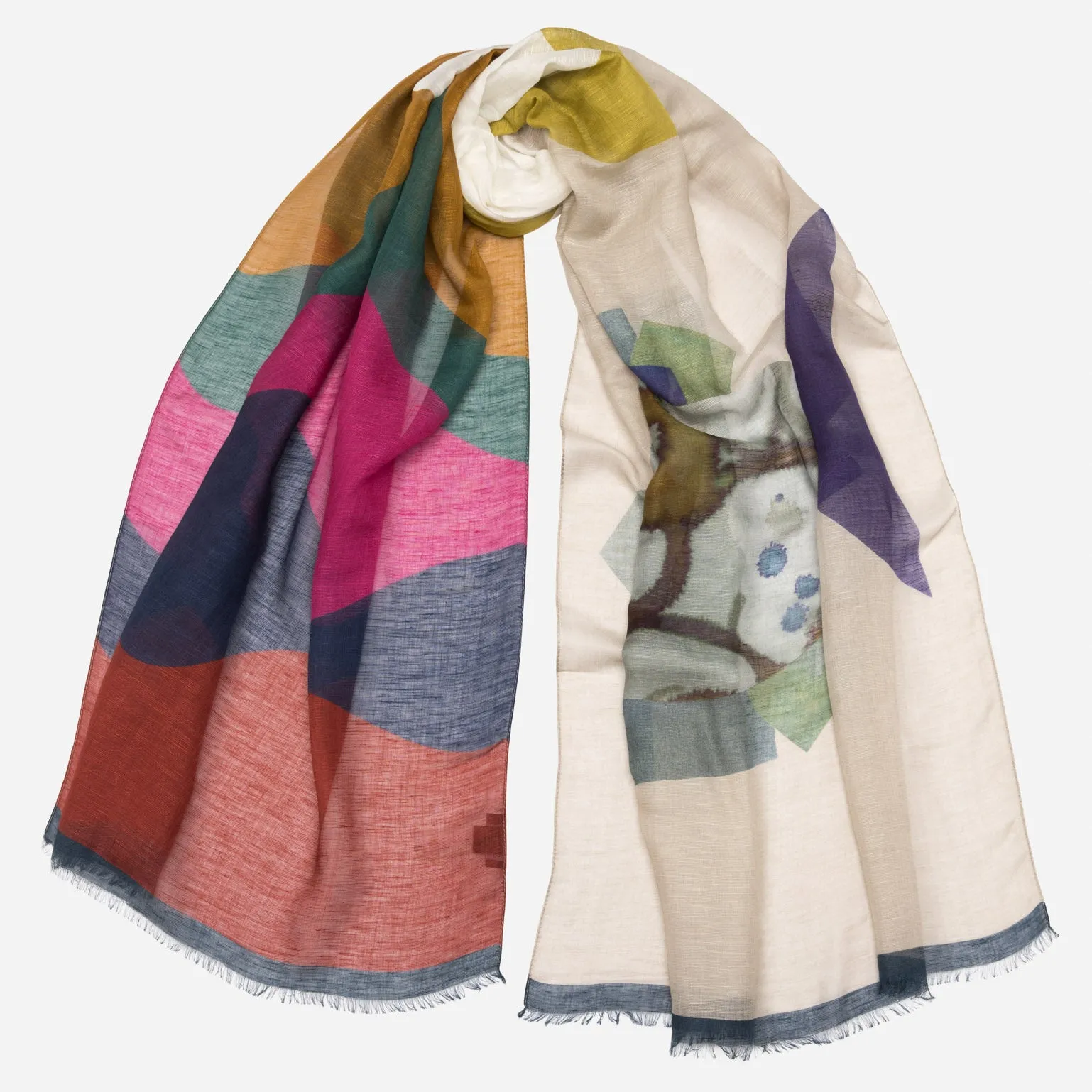 Mare - Linen Blend Scarf Shawl sold by Elizabetta