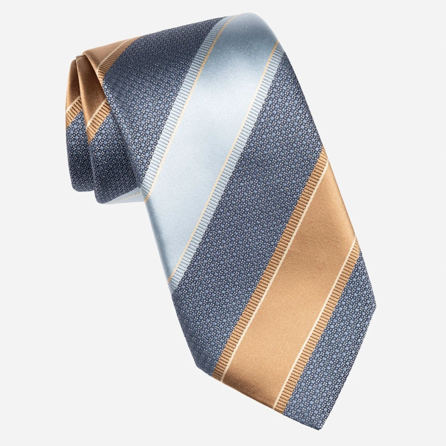 Ferrari - Silk Jacquard Tie - Blue and Copper sold by Elizabetta product image thumbnail 2