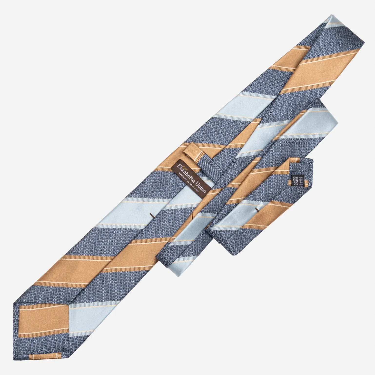 Ferrari - Silk Jacquard Tie - Blue and Copper sold by Elizabetta product image thumbnail 3
