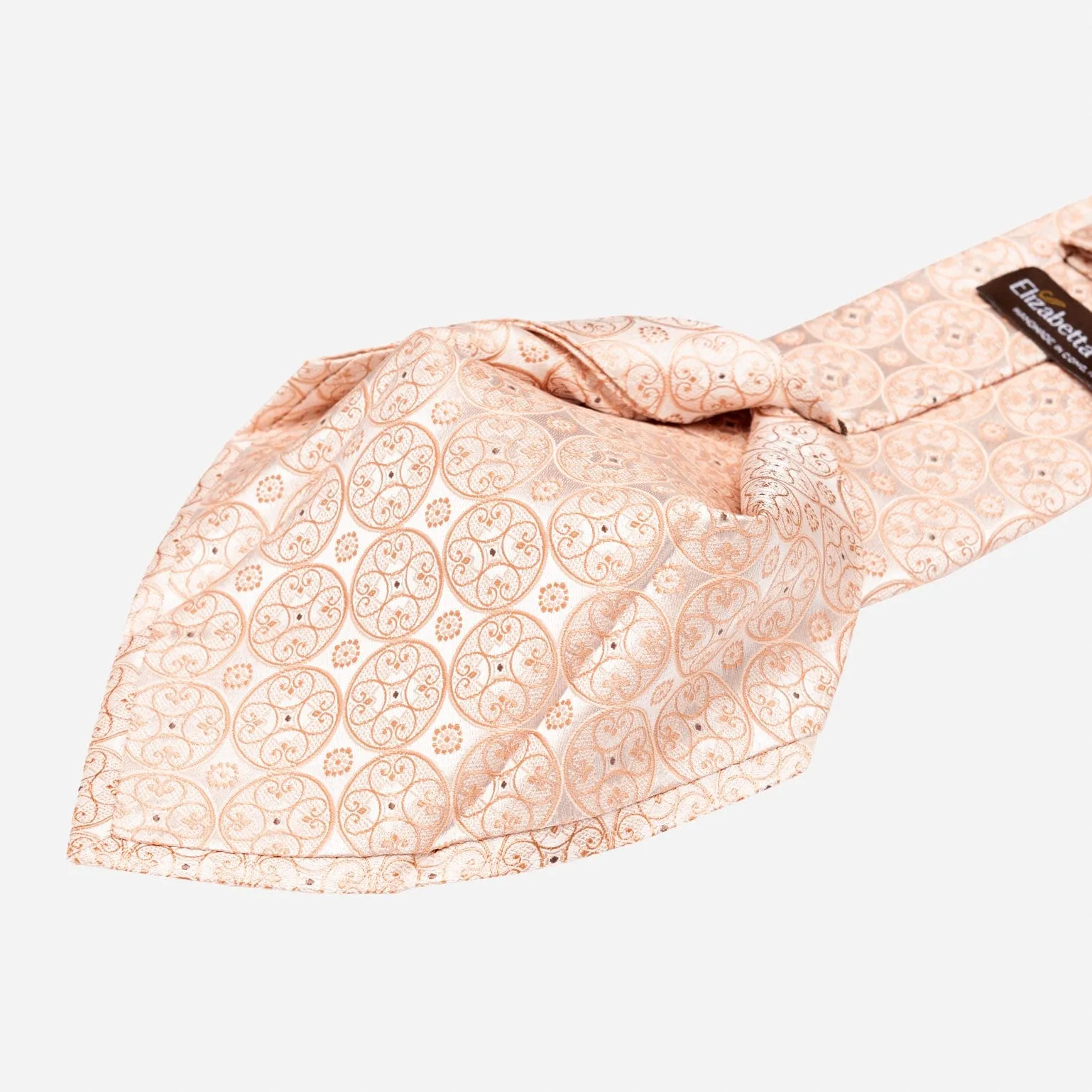 Palladio - Silk Jacquard Tie - Blush Pink sold by Elizabetta product image thumbnail 4