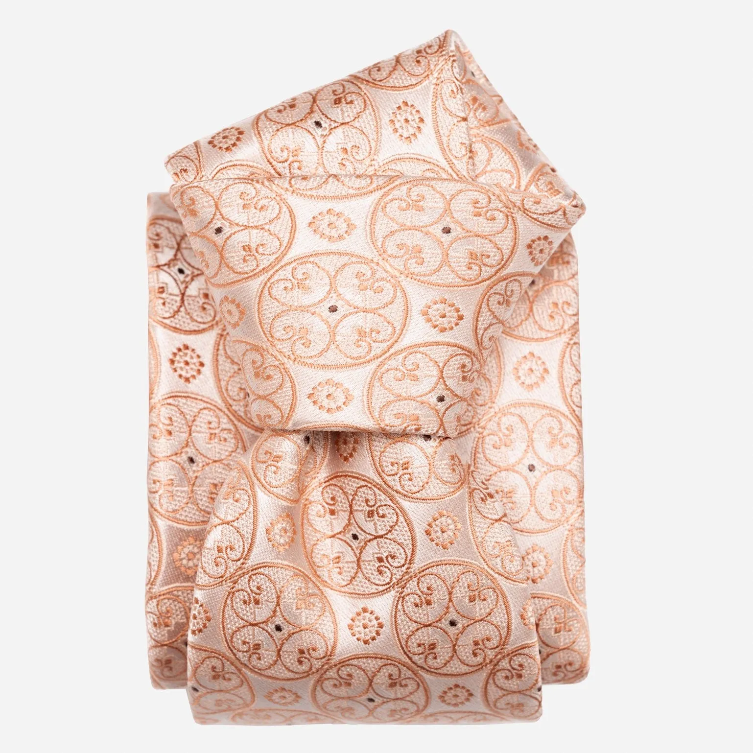 Palladio - Silk Jacquard Tie - Blush Pink sold by Elizabetta