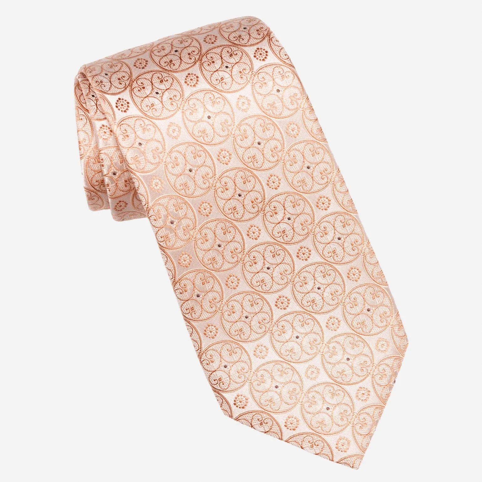 Palladio - Silk Jacquard Tie - Blush Pink sold by Elizabetta product image thumbnail 2