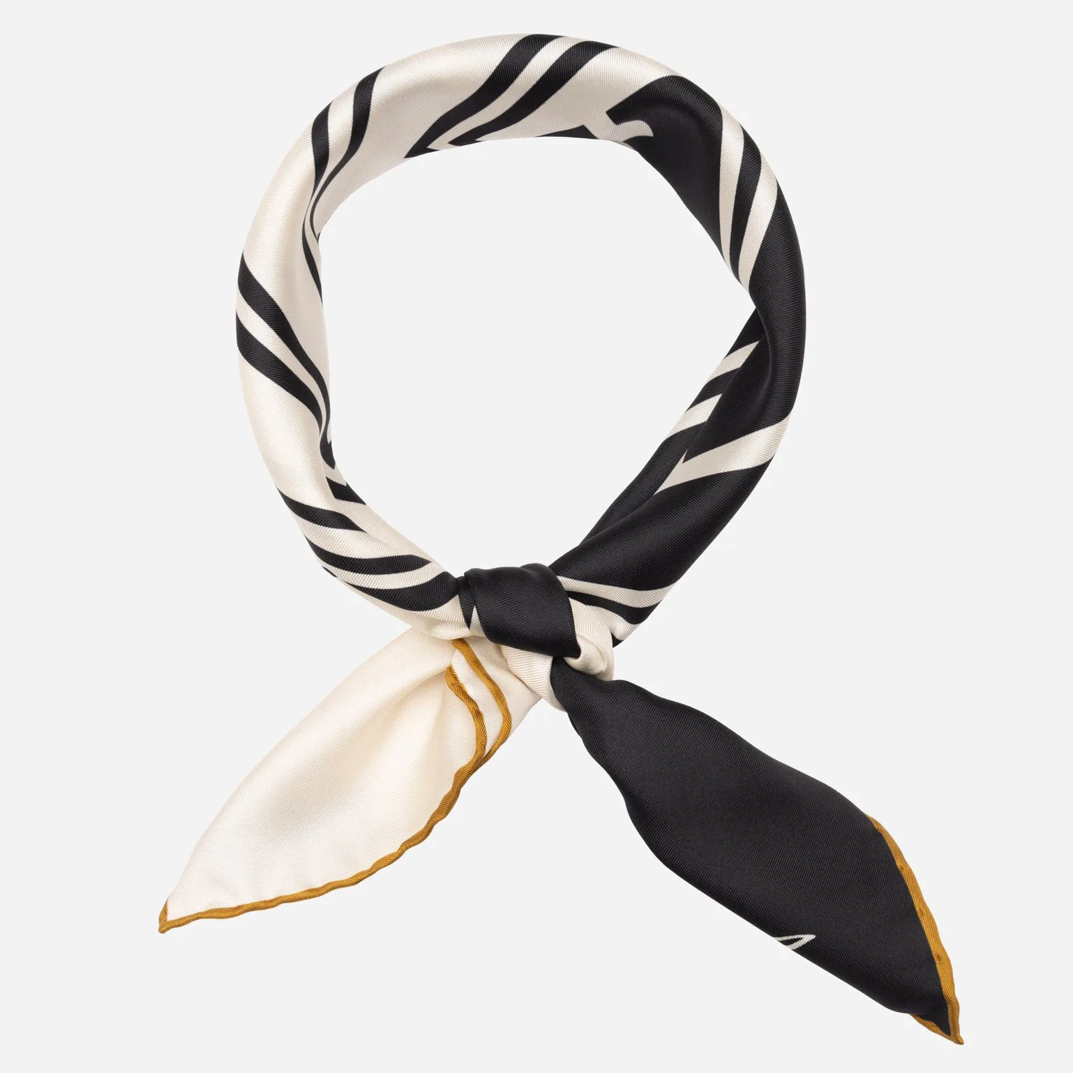 Lazio - Silk Neckerchief - Black sold by Elizabetta product image thumbnail 3