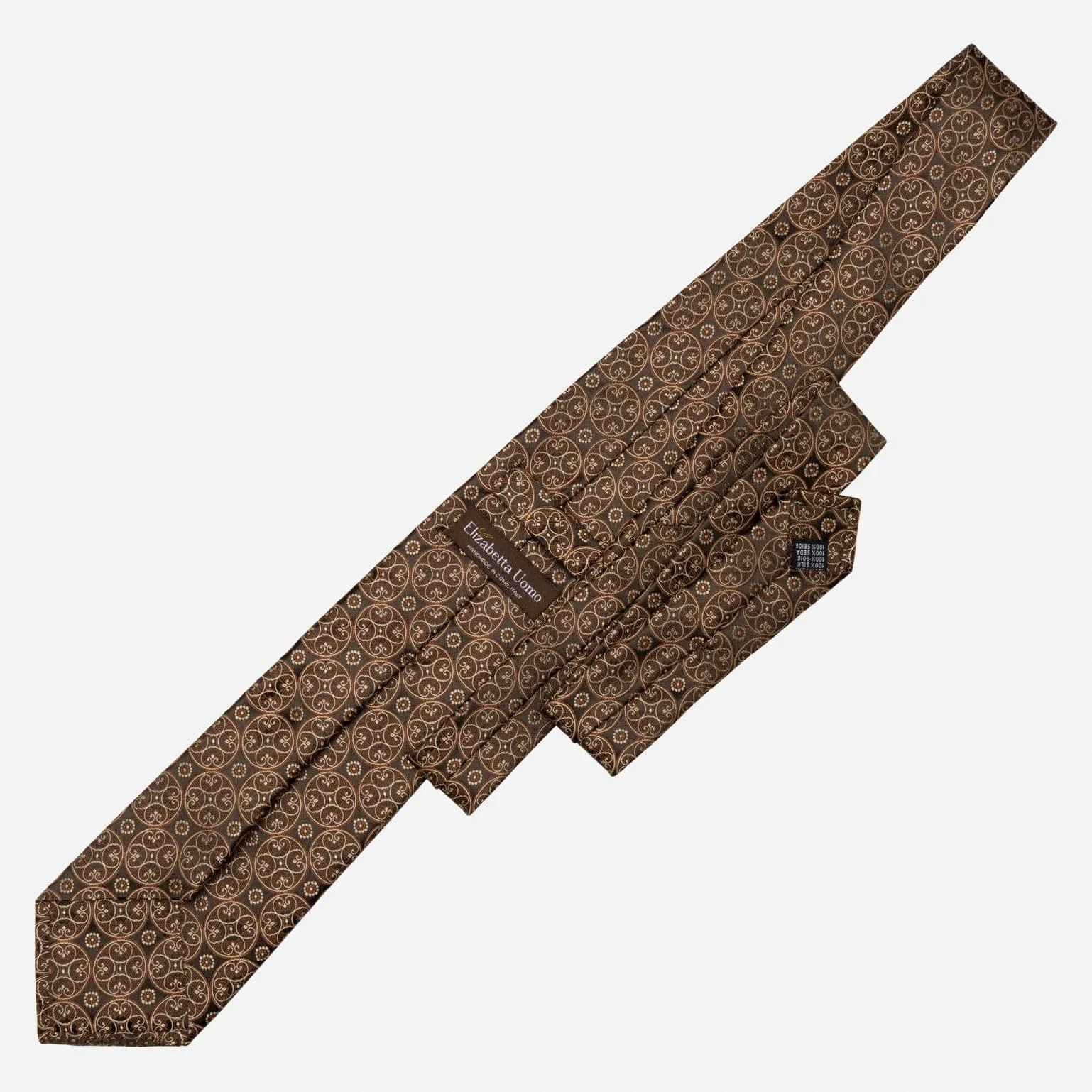 Palladio - Silk Jacquard Tie - Oak sold by Elizabetta product image thumbnail 3