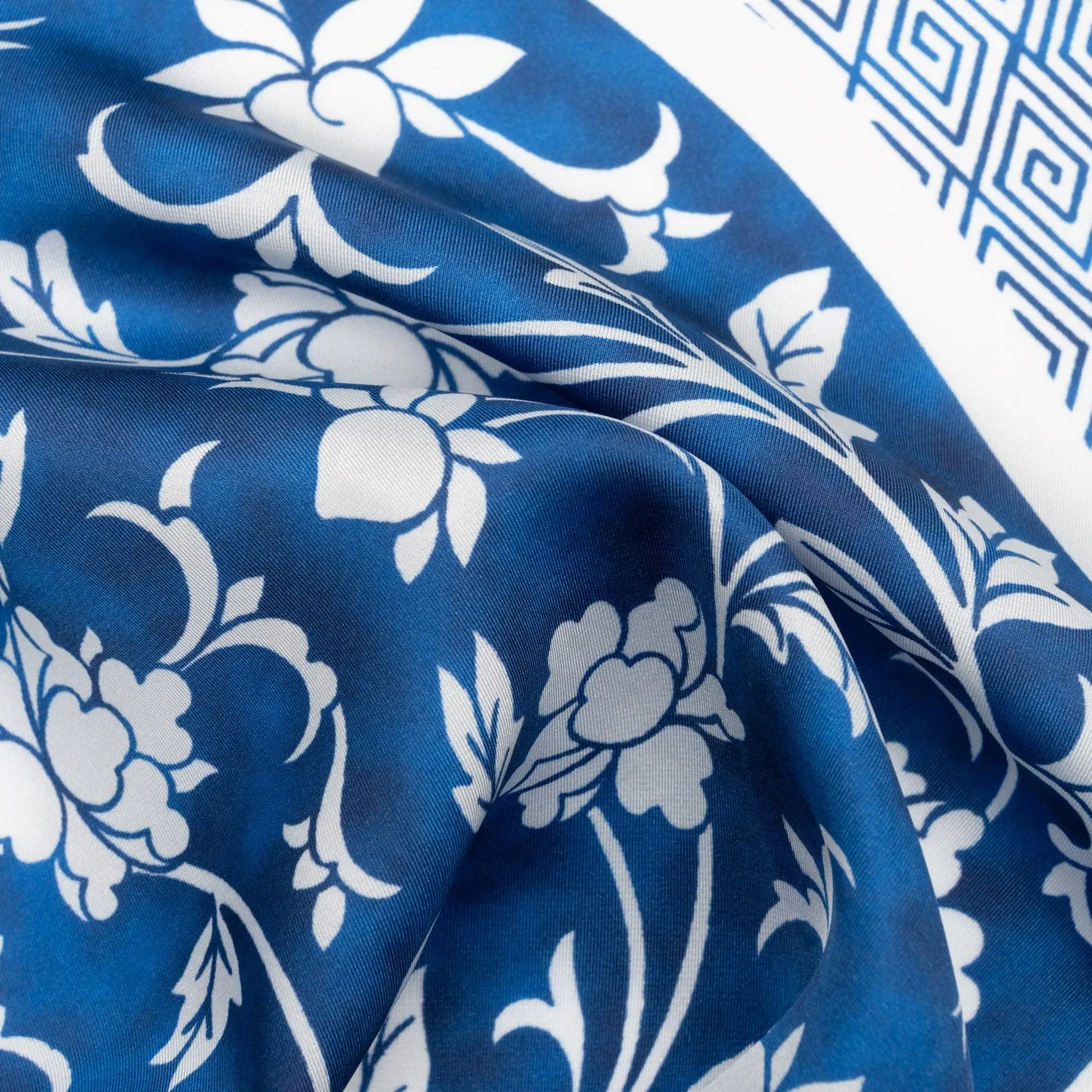 Nadia - Silk Bandana - Blue sold by Elizabetta product image thumbnail 4