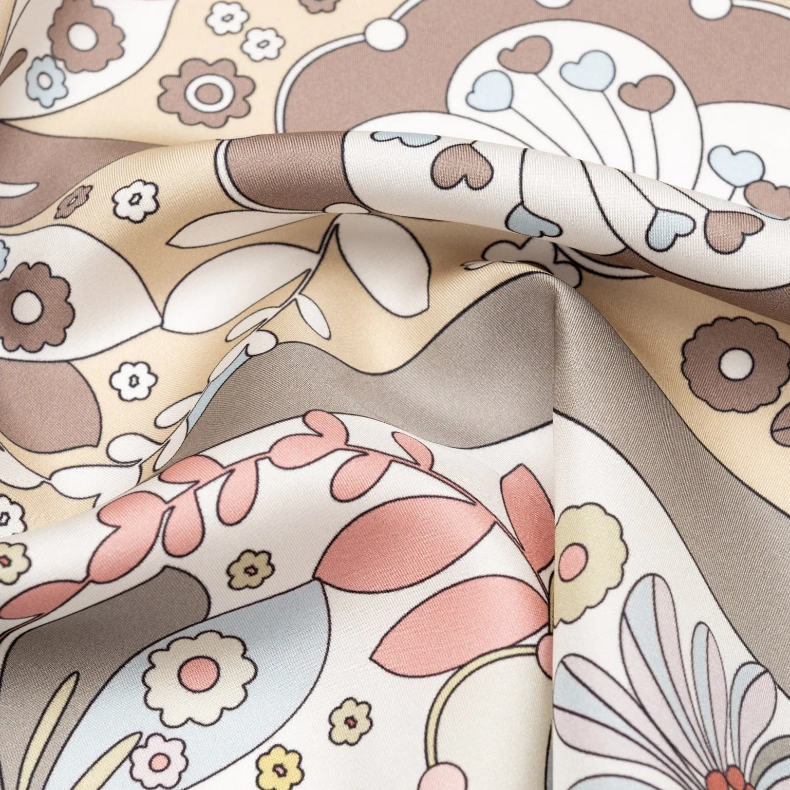 Anita - Silk Bandana - Tan sold by Elizabetta product image thumbnail 4