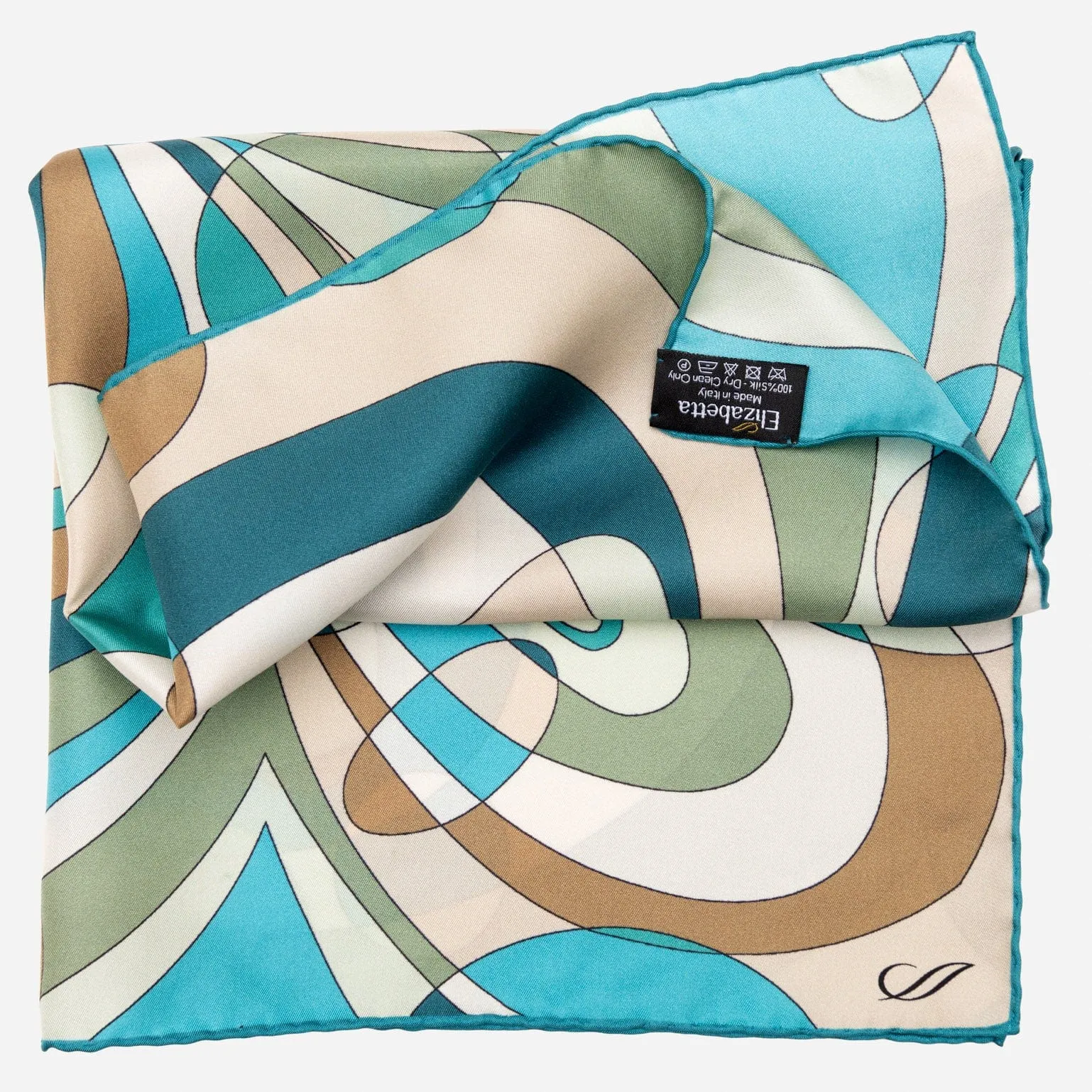 Michelle - Silk Bandana - Sea Colors sold by Elizabetta product image thumbnail 2