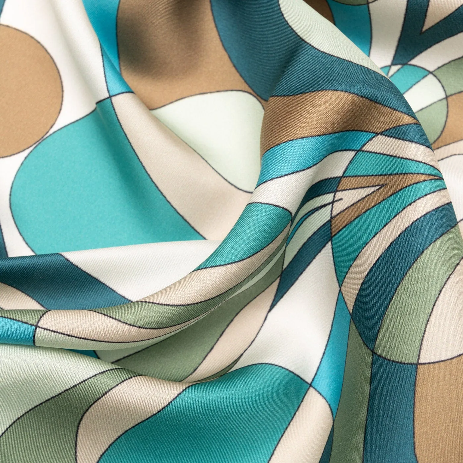 Michelle - Silk Bandana - Sea Colors sold by Elizabetta product image thumbnail 4