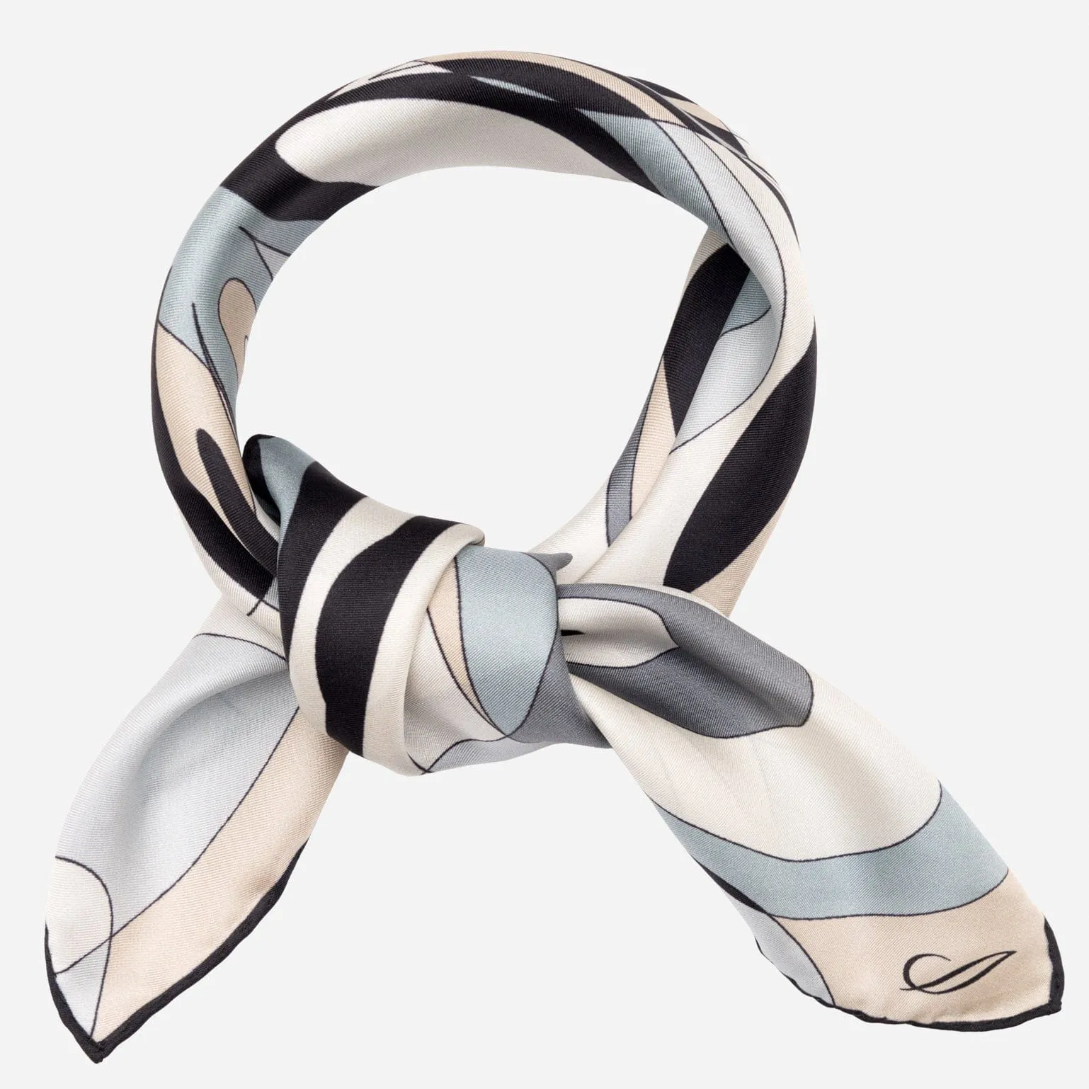 Michelle - Silk Bandana - Neutrals sold by Elizabetta product image thumbnail 2