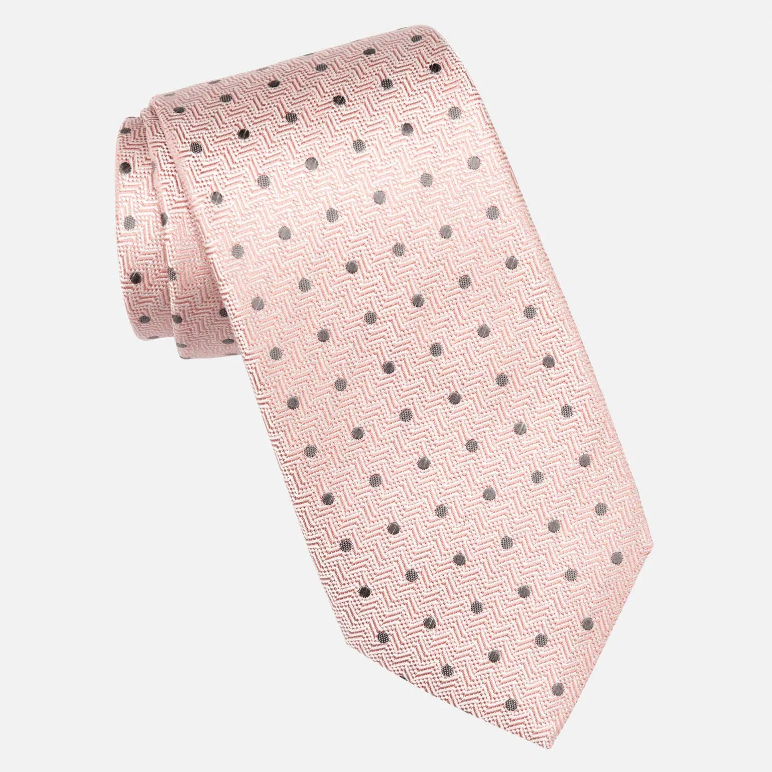 Tiburtina - Silk Jacquard Tie - Pink sold by Elizabetta product image thumbnail 2
